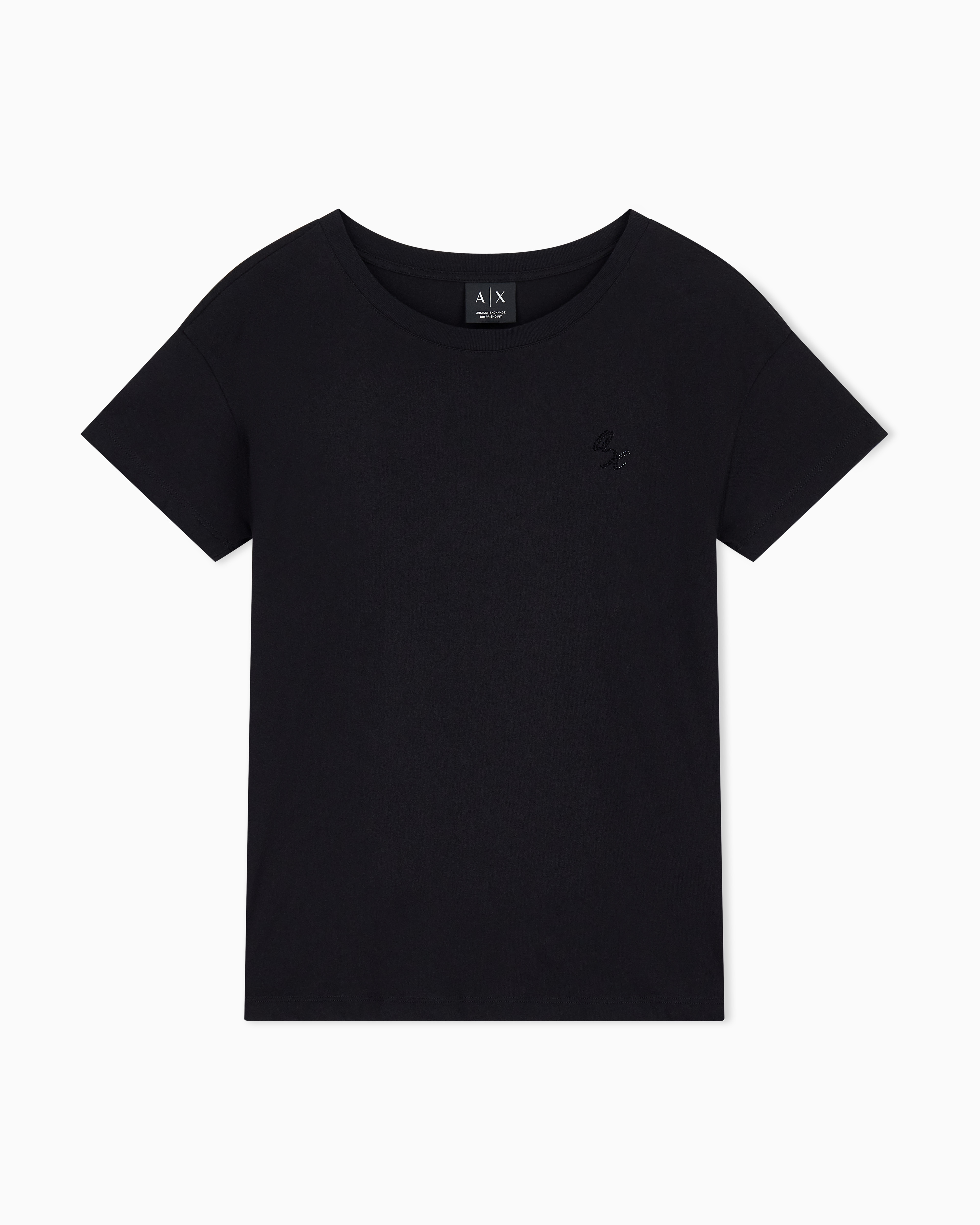oversized fit T-shirt in cotton jersey | Armani Exchange US