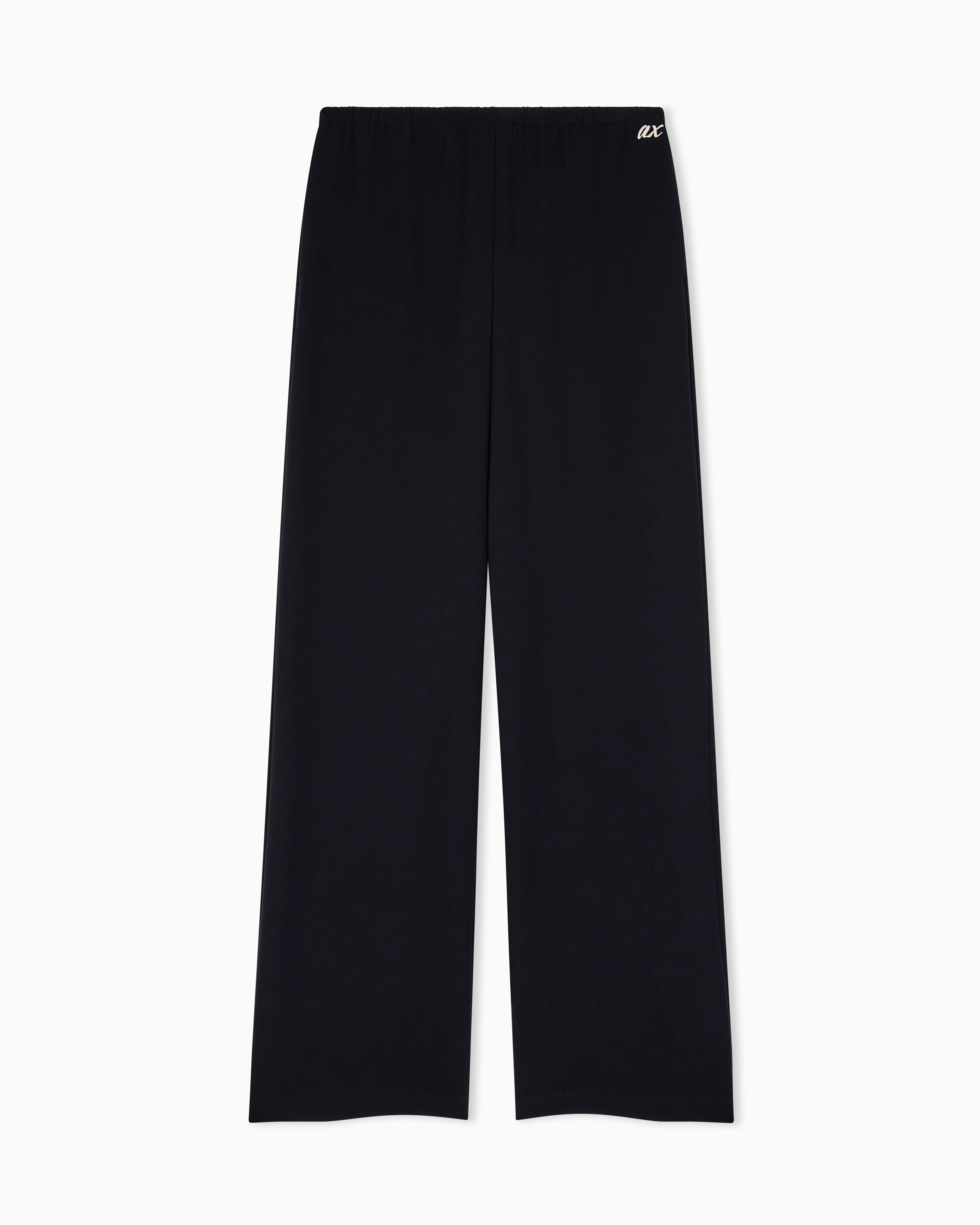 regular fit trousers twill with rib details | Armani Exchange US