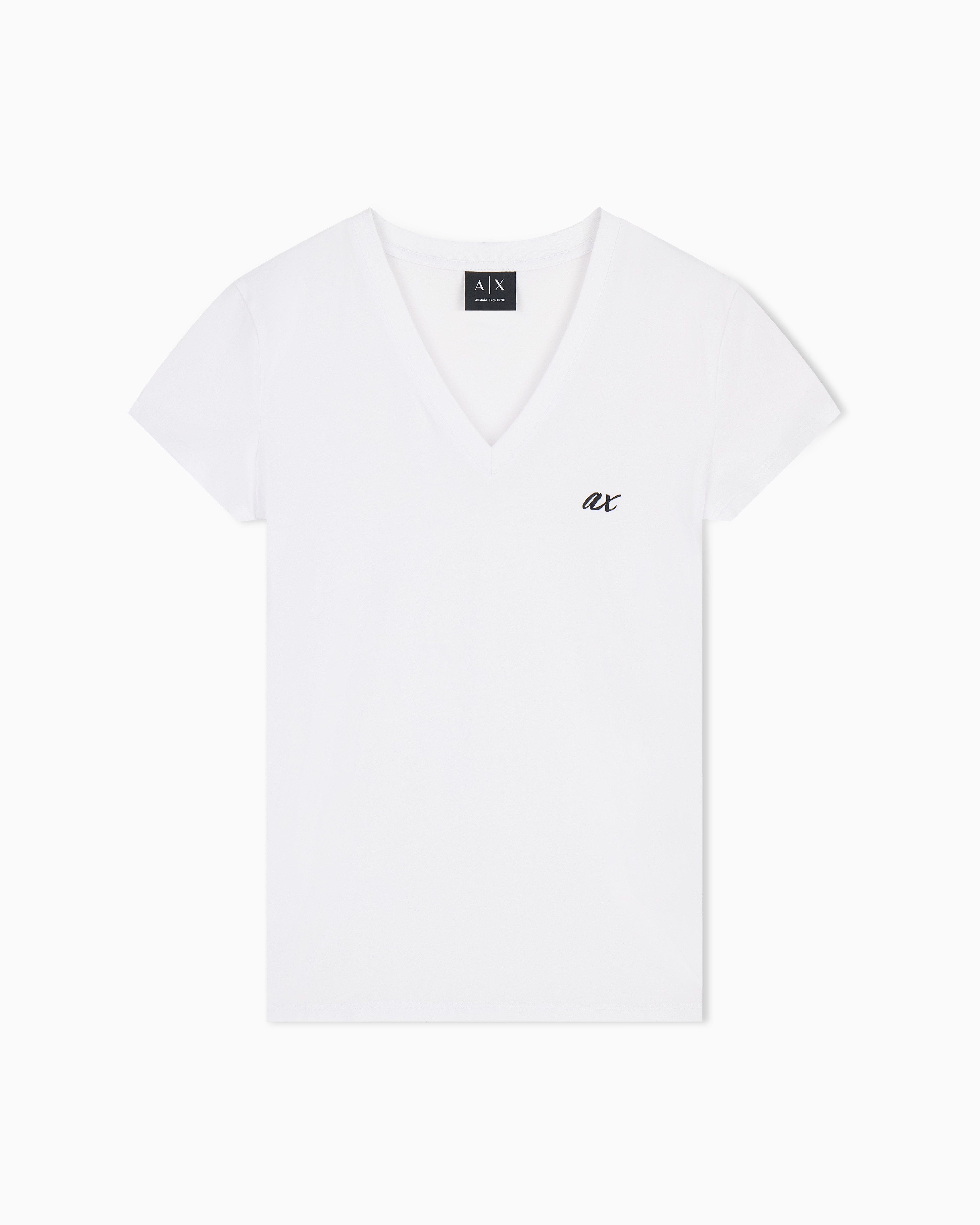 00s ARMANI EXCHANGE VネックTシャツ archive slim fit t-shirt in stretch cotton jersey | Armani Exchange US