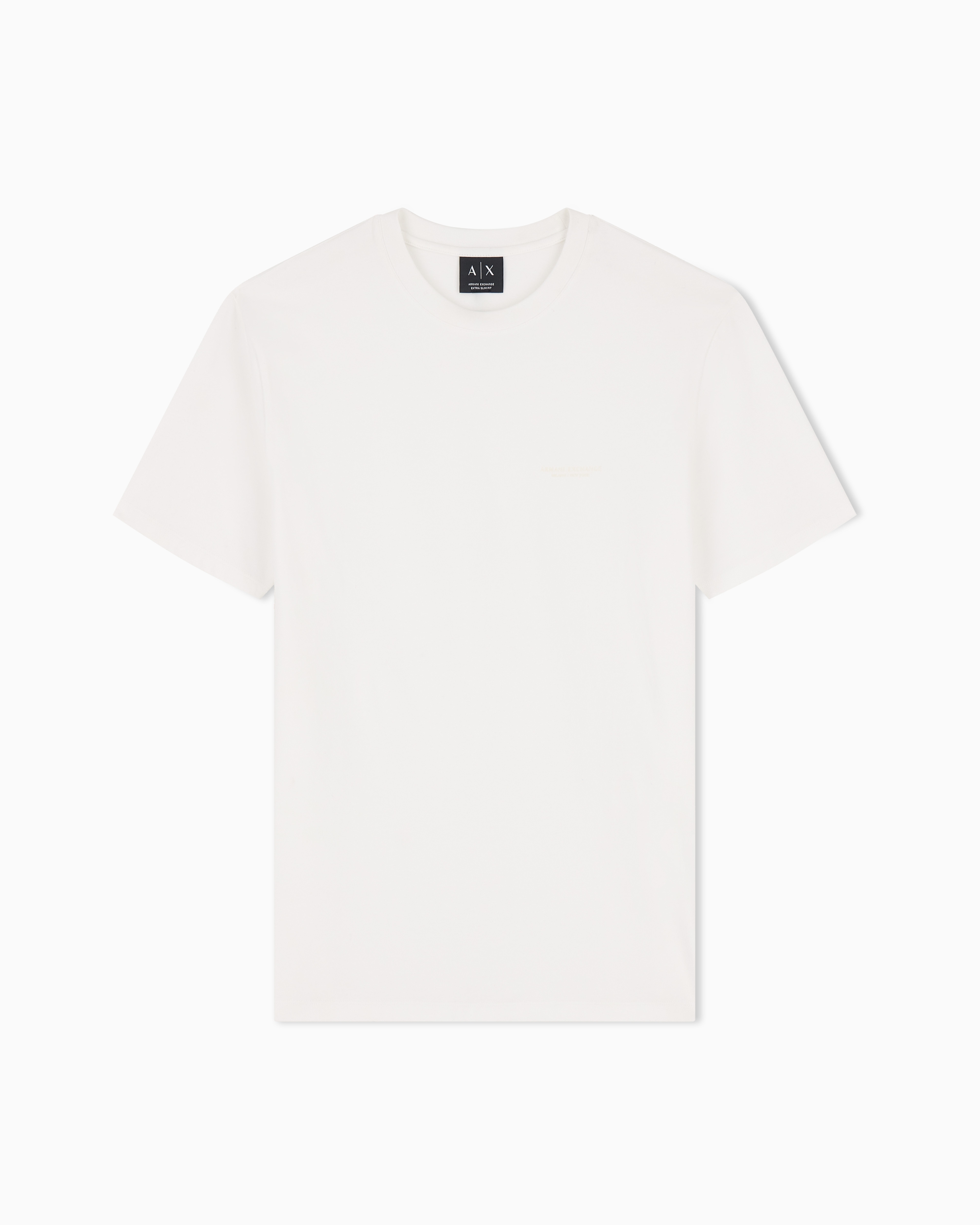 AXロゴ エクストラスリムフィット 半袖クルーネックTシャツ | Armani