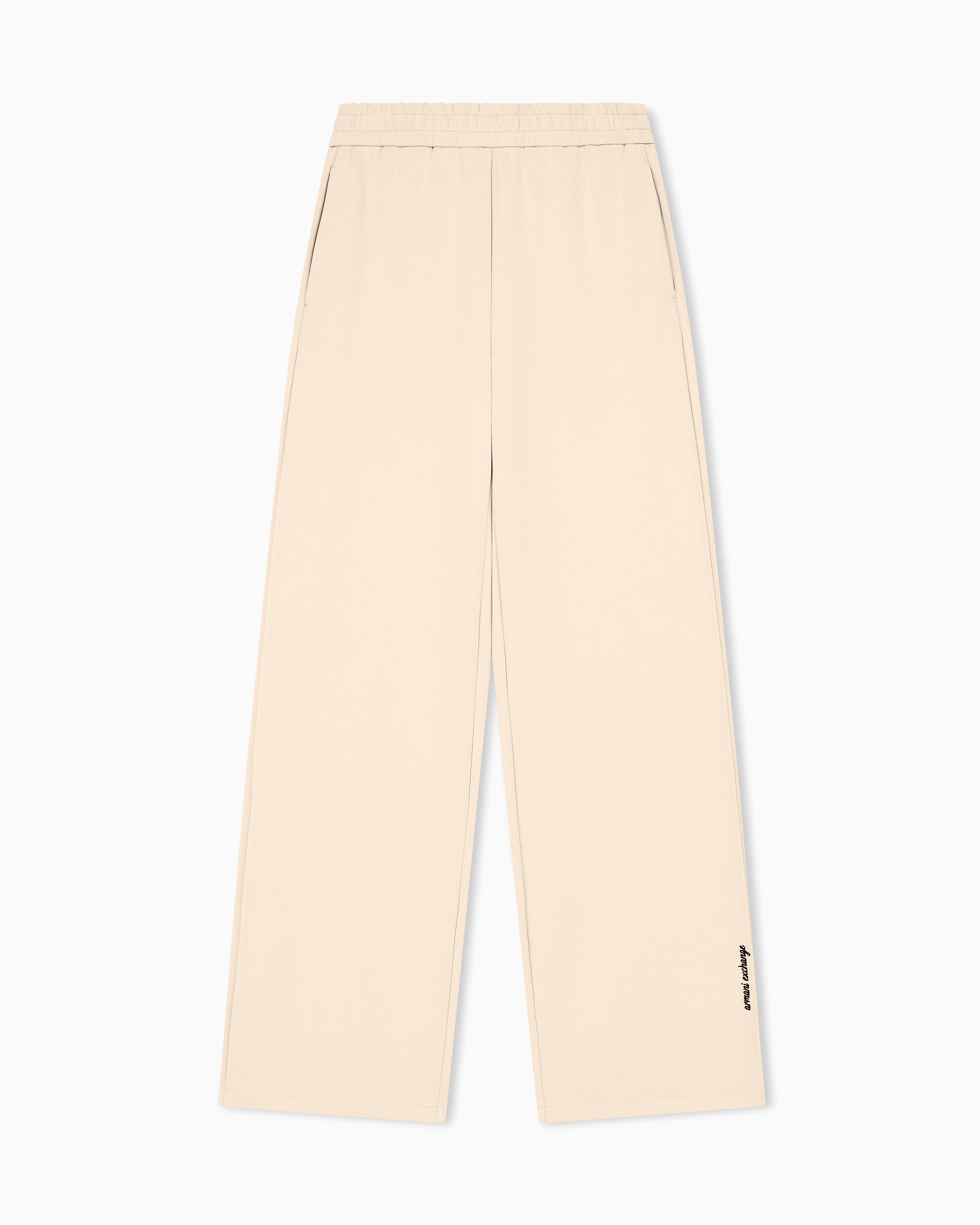regular fit trousers in viscose scuba | Armani Exchange US