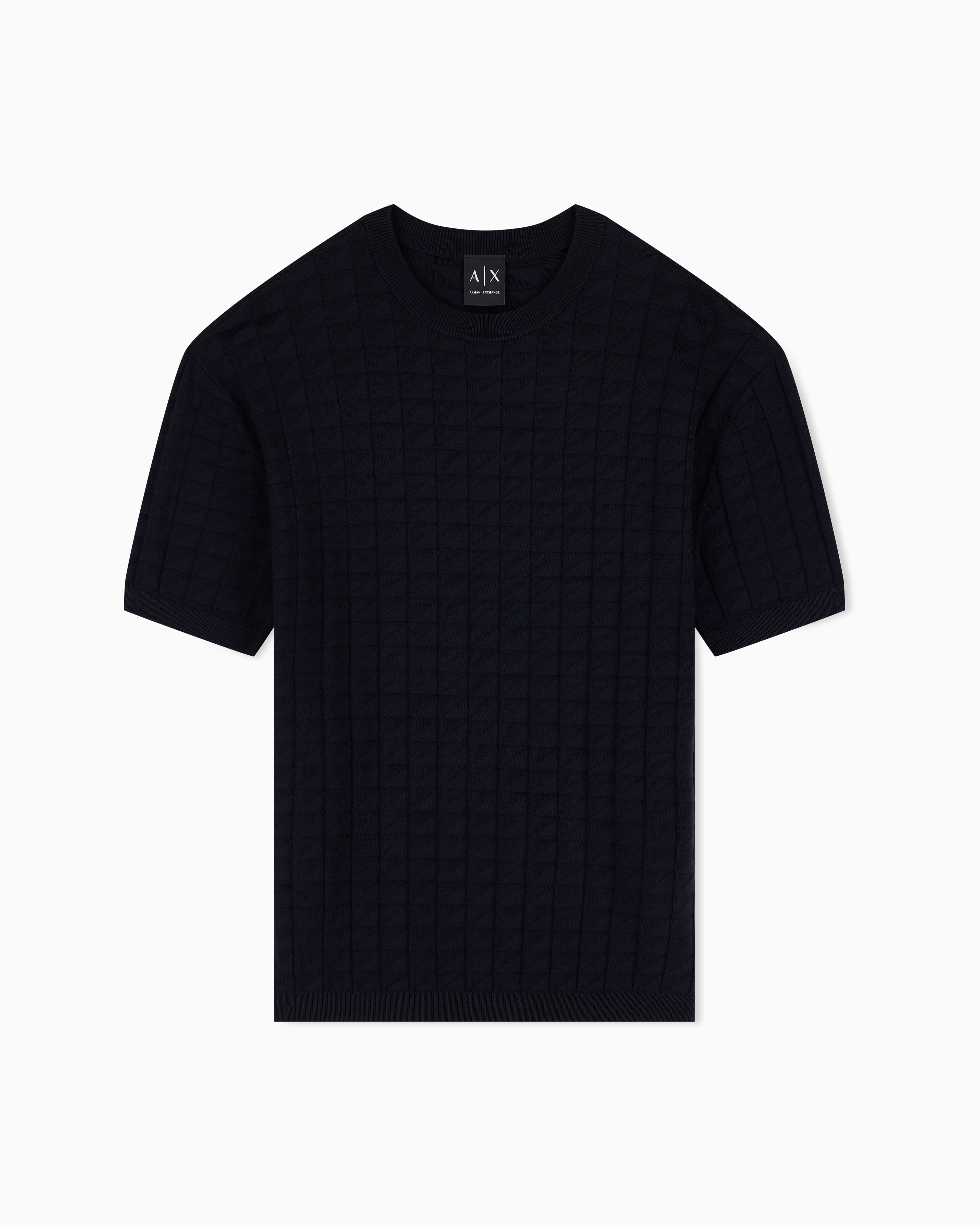 regular fit pullover in viscose blend | Armani Exchange US