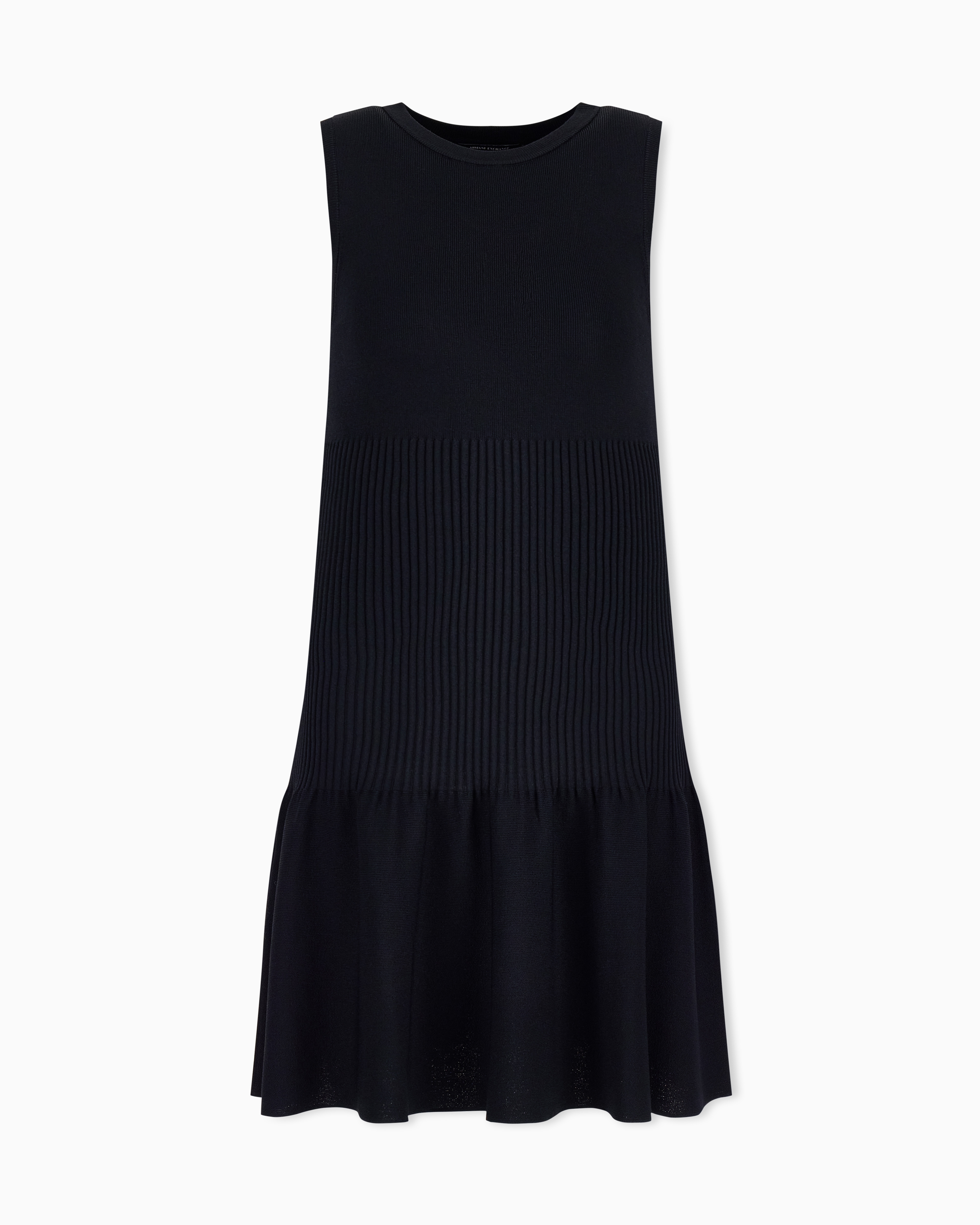 エンブロイダリーロゴ フレアヘムリブニットドレス | Armani Exchange JP