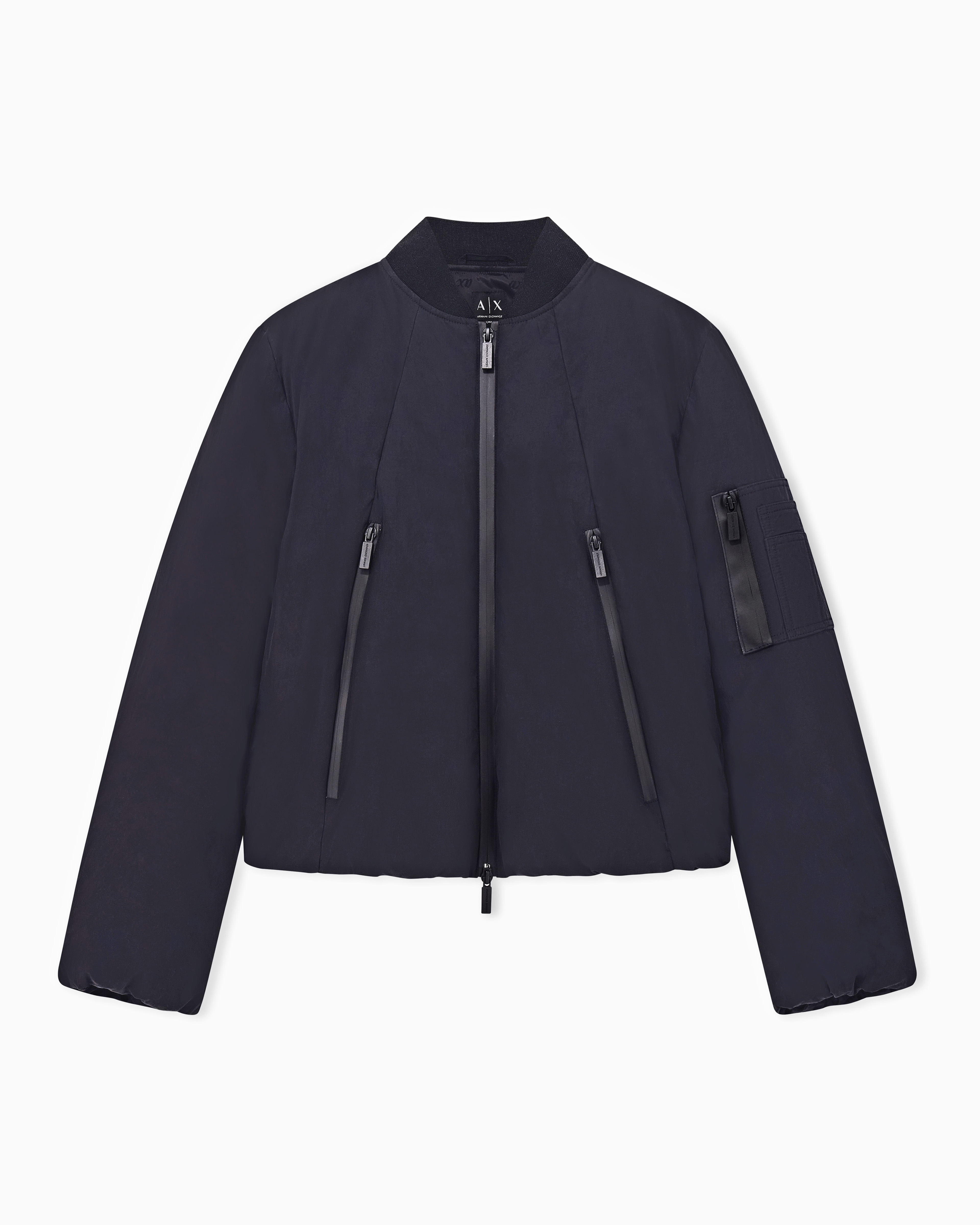 Blouson jacket in nylon with peach effect | Armani Exchange CA