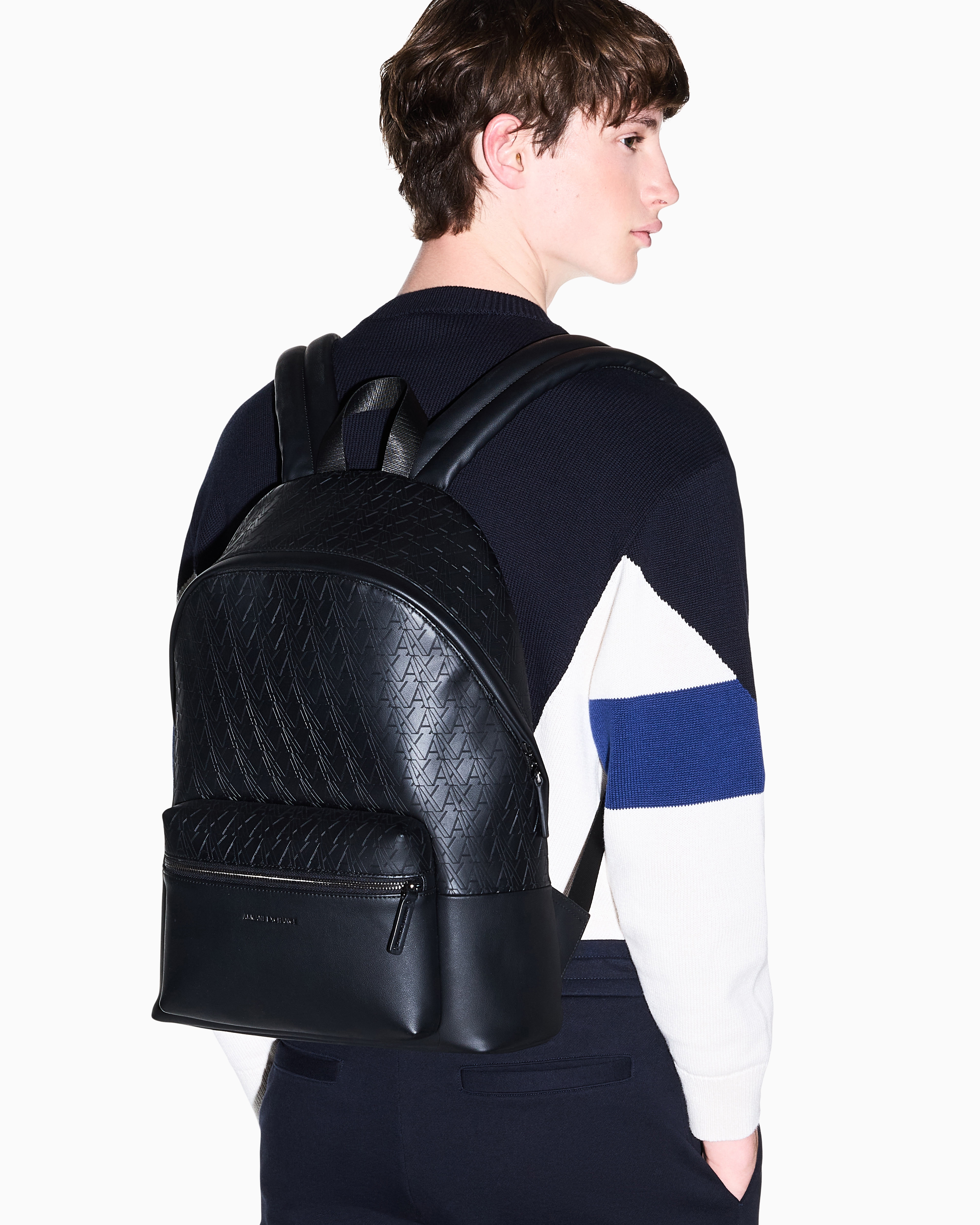 オールオーバーロゴ バックパック | Armani Exchange JP