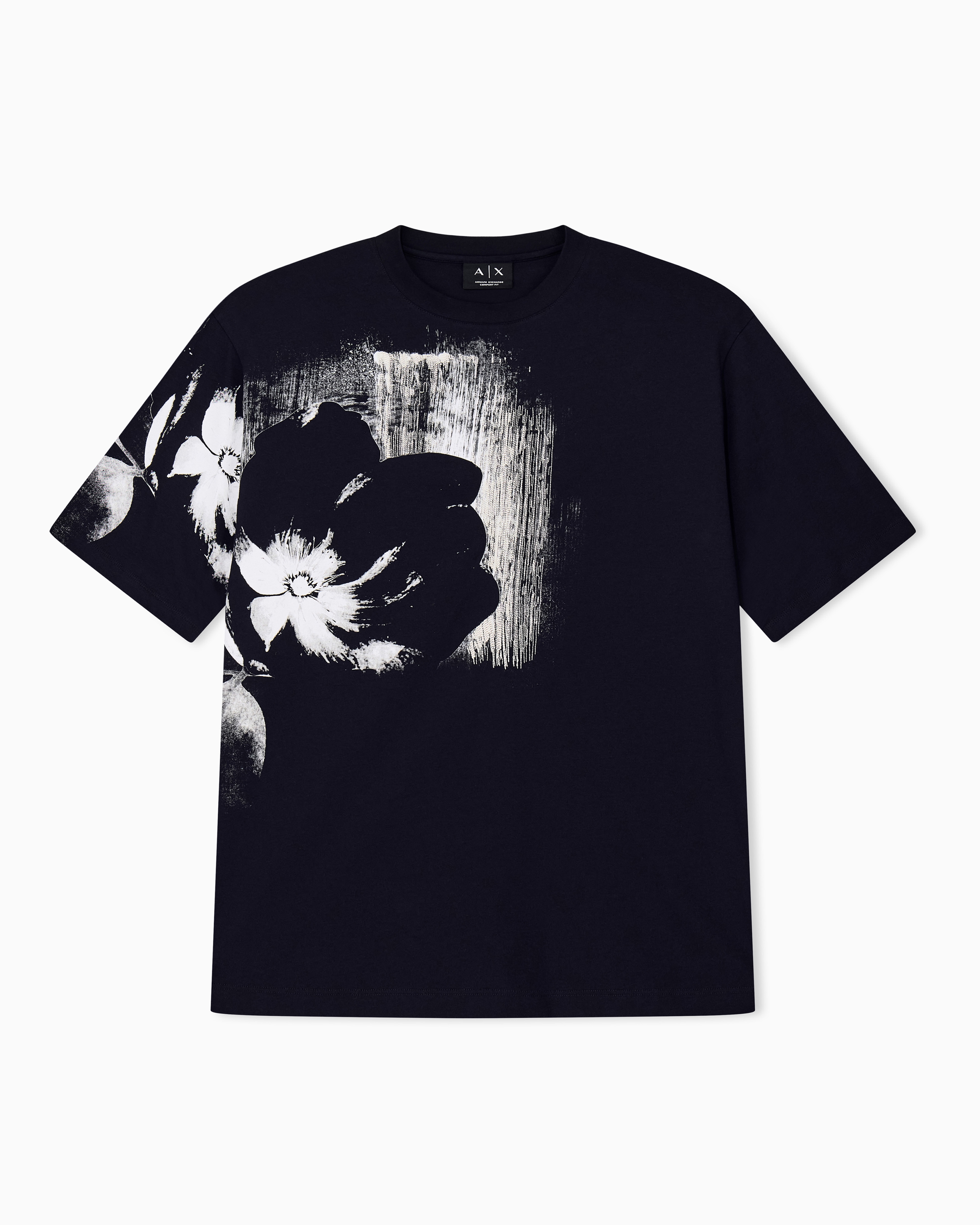 oversized fit T-shirt in cotton jersey | Armani Exchange US