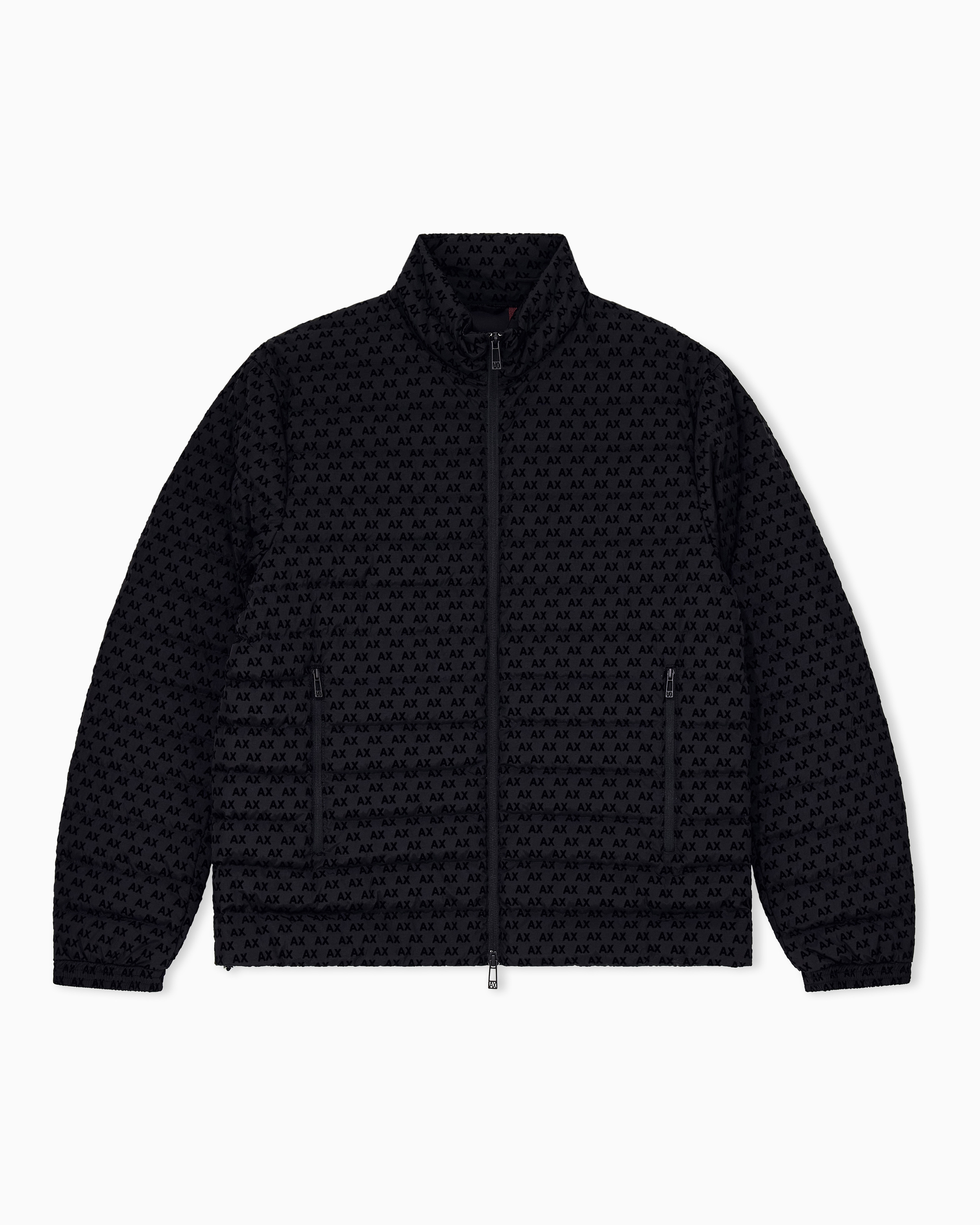 オールオーバーマイクロロゴ ライトダウンジャケット | Armani Exchange JP