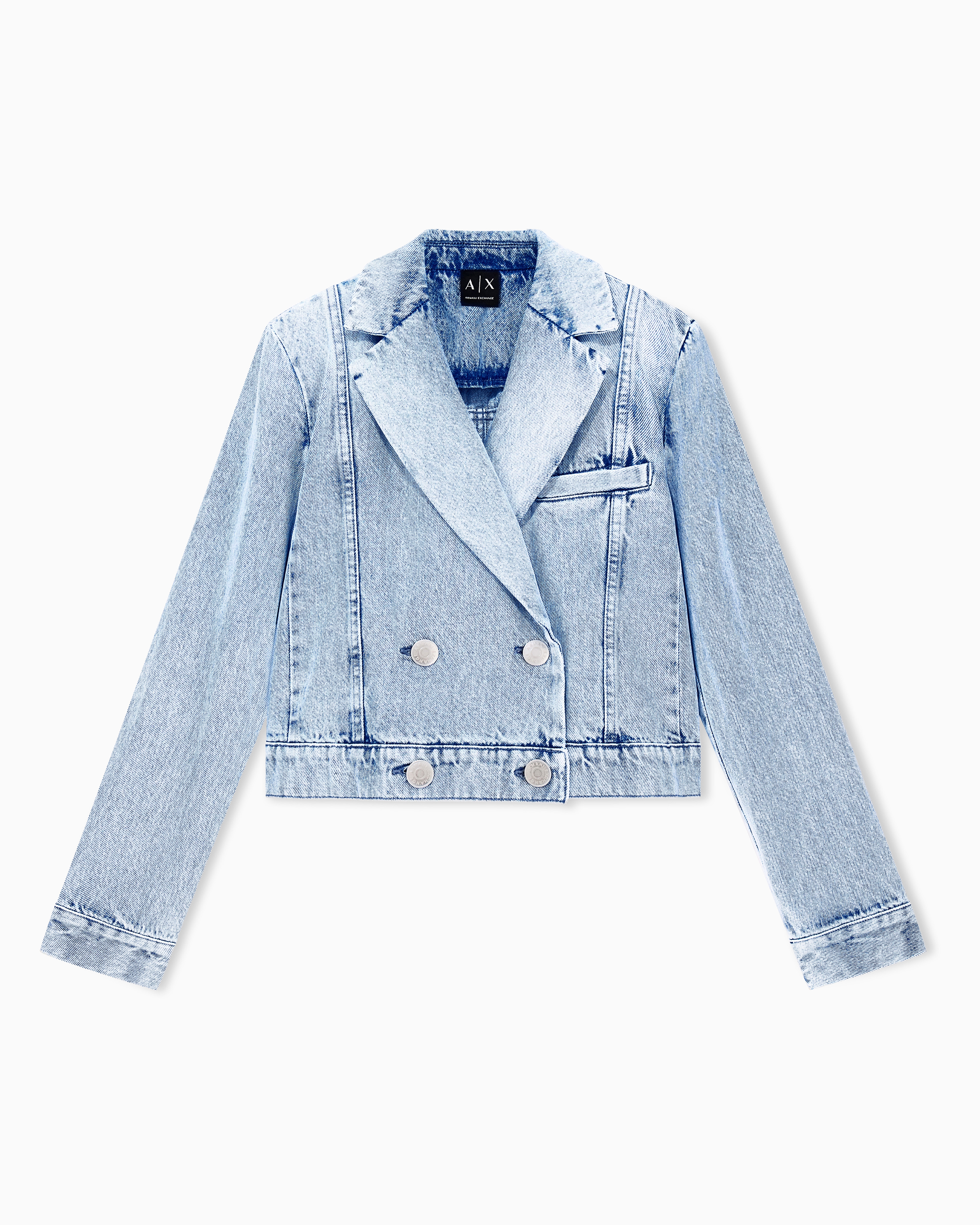 リジッドデニム ダブルブレストジャケット | Armani Exchange JP