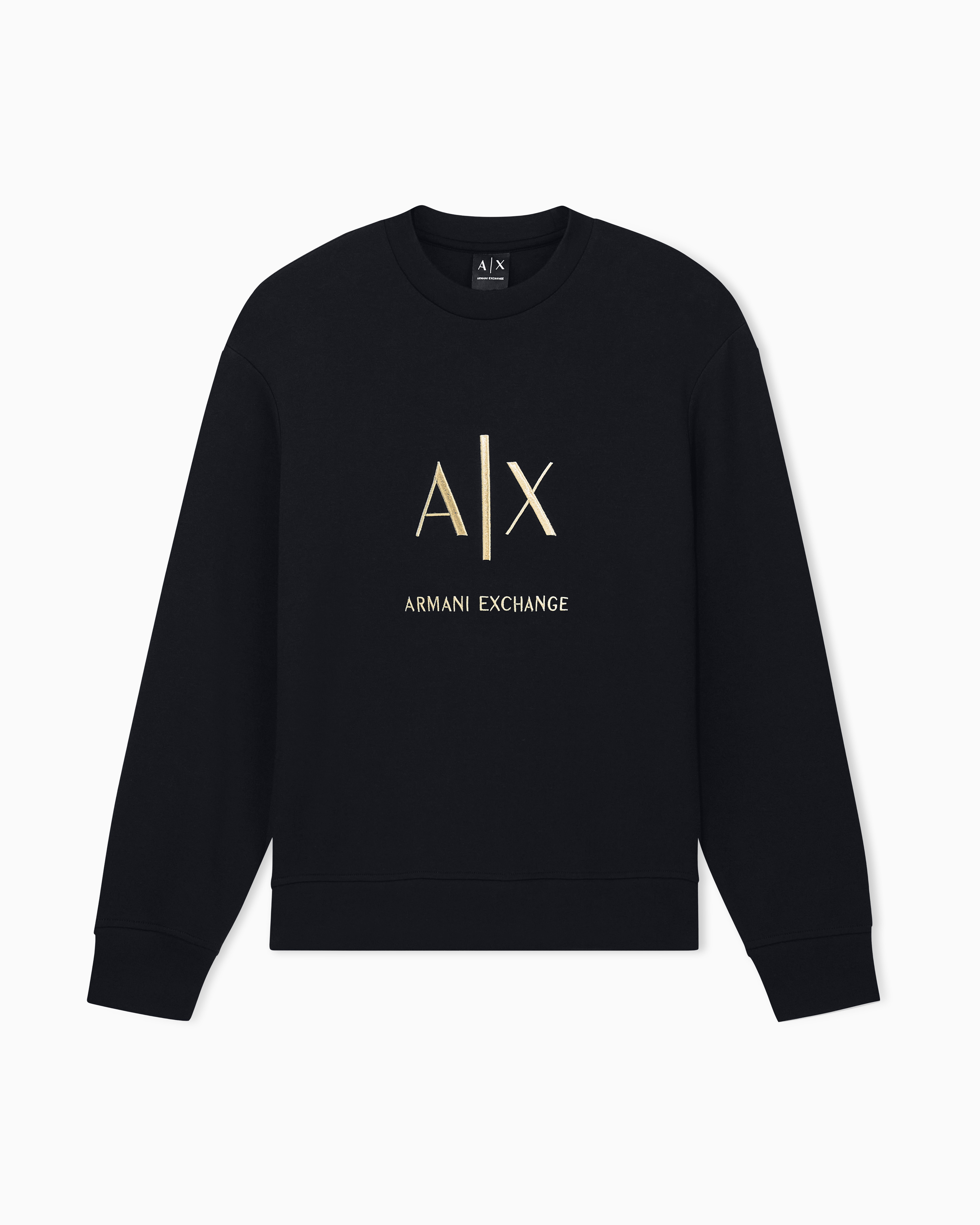 regular fit sweatshirt stretch cotton jersey | Armani Exchange US