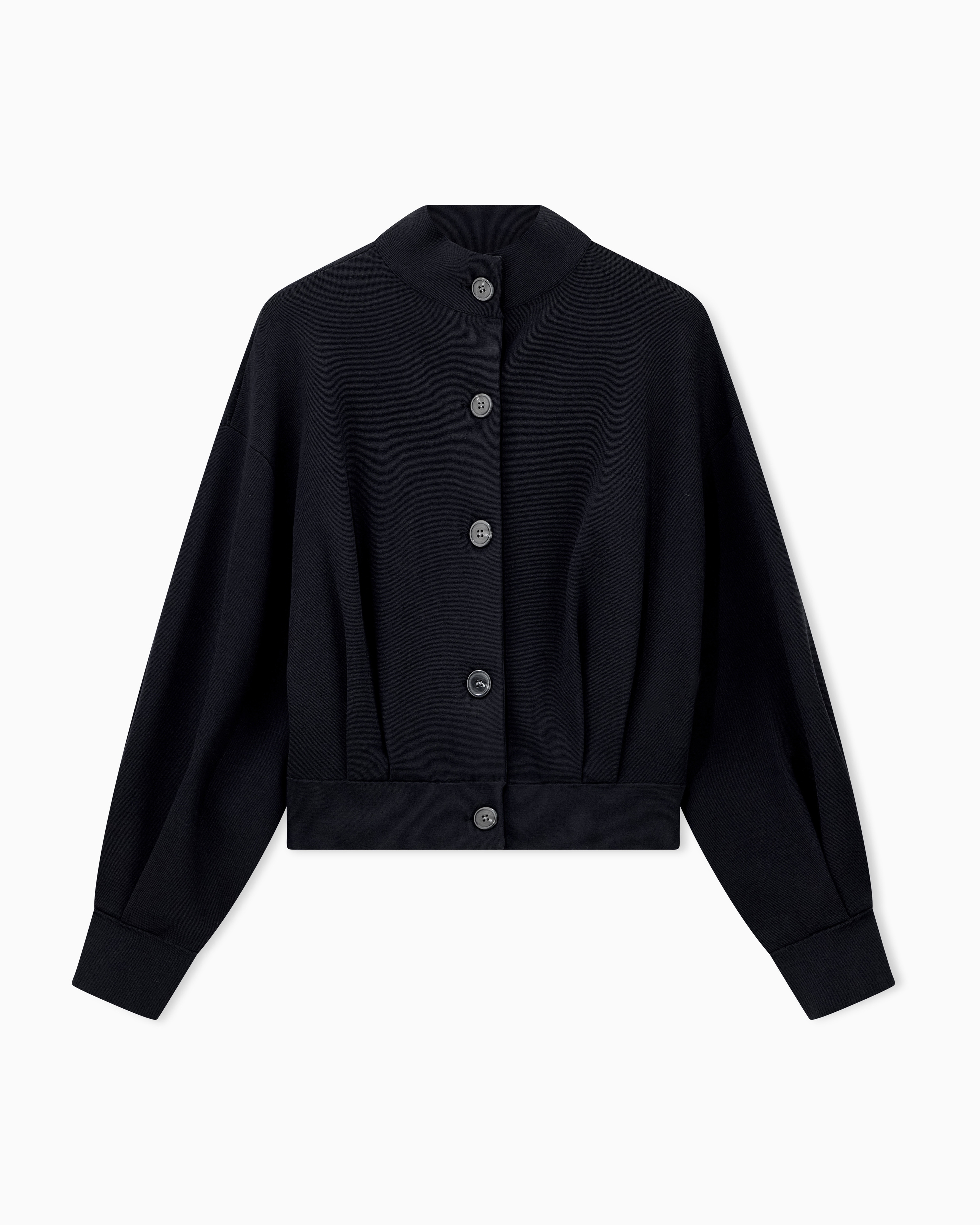 EMPORIO ARMAMI 90s ニットブルゾン アルマーニ レギュラーフィット ウィメンズ クロップド ニットブルゾン | Emporio