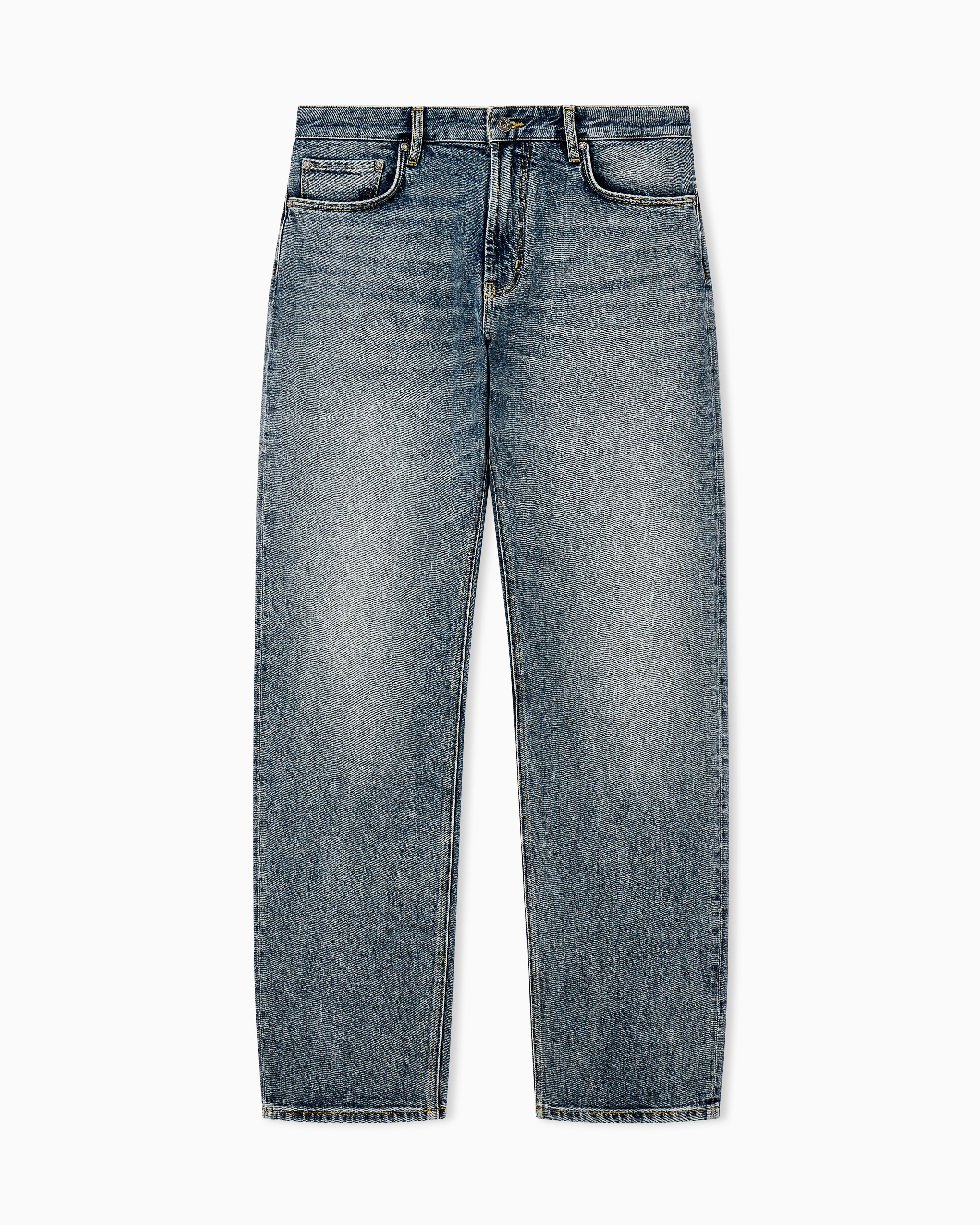 パンツ ARMANI JEANS regular fit denim pants W33 Five-pocket denim jeans regular fit with whiskering | Emporio