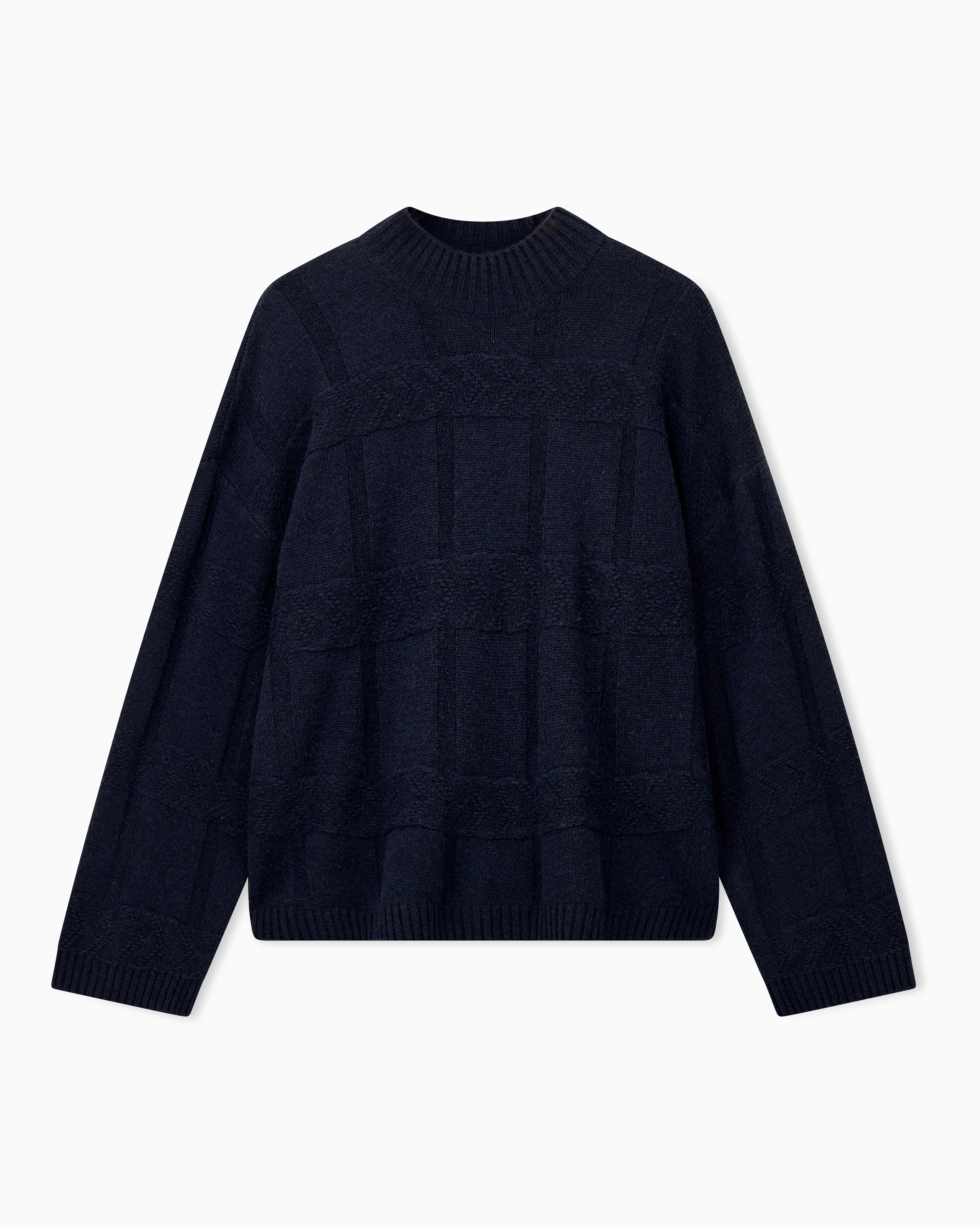 ケーブルニット プルオーバー カシミヤ混 | Emporio Armani JP