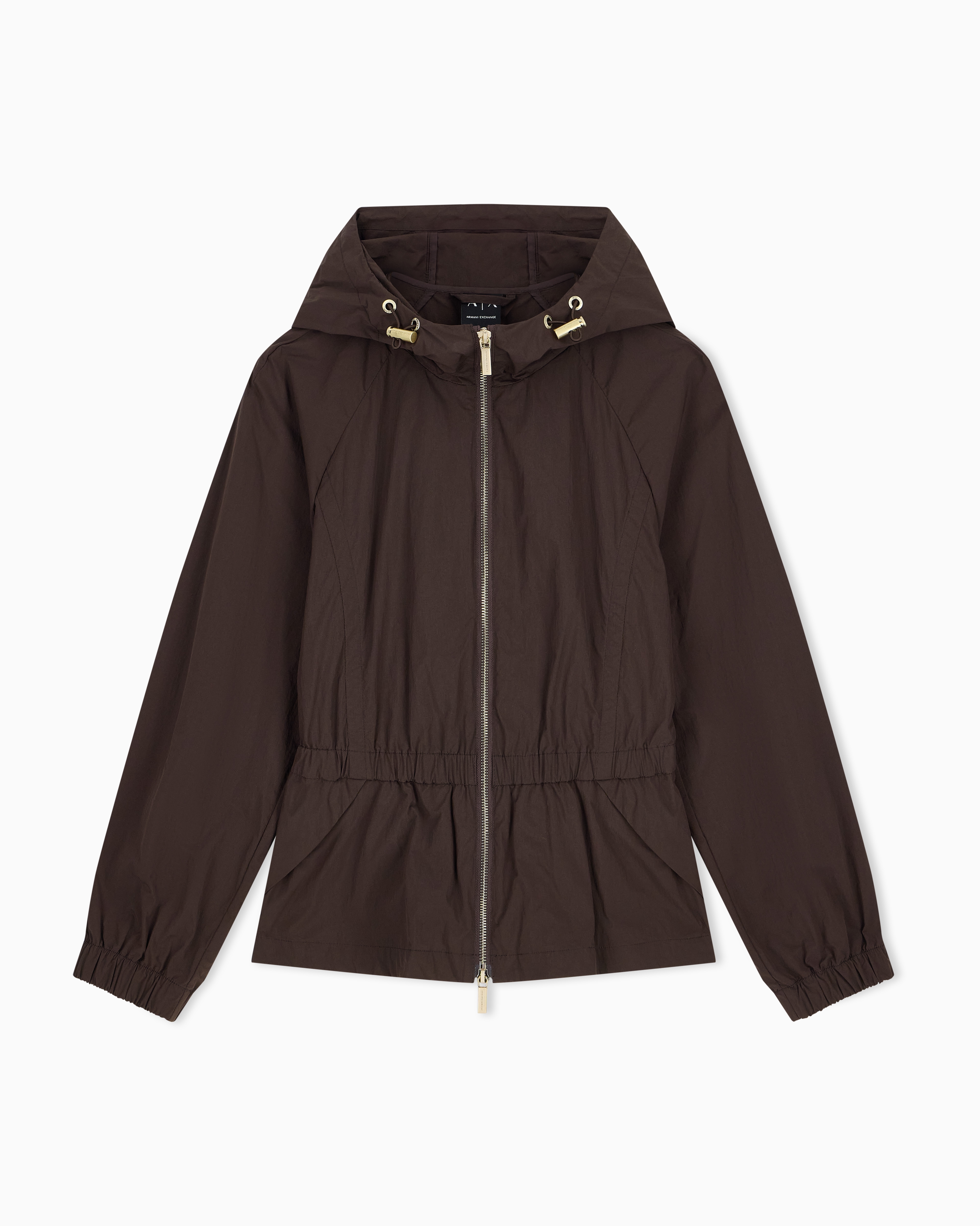 Regular fit blouson jacket in crinkle nylon | Armani Exchange US