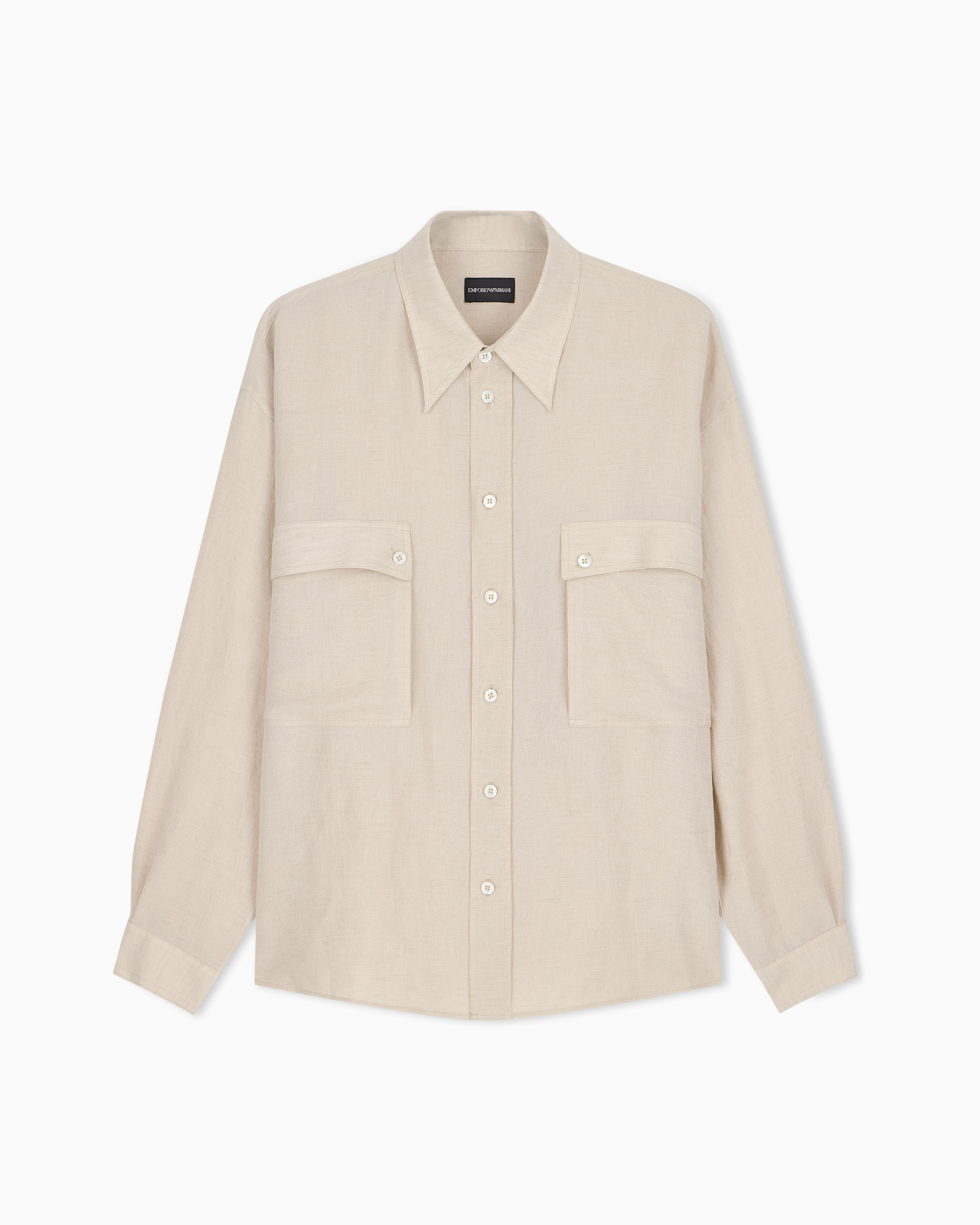 emporio armani dress shirt Emporio Armani Mens Dress Shirt Pink Button-Front