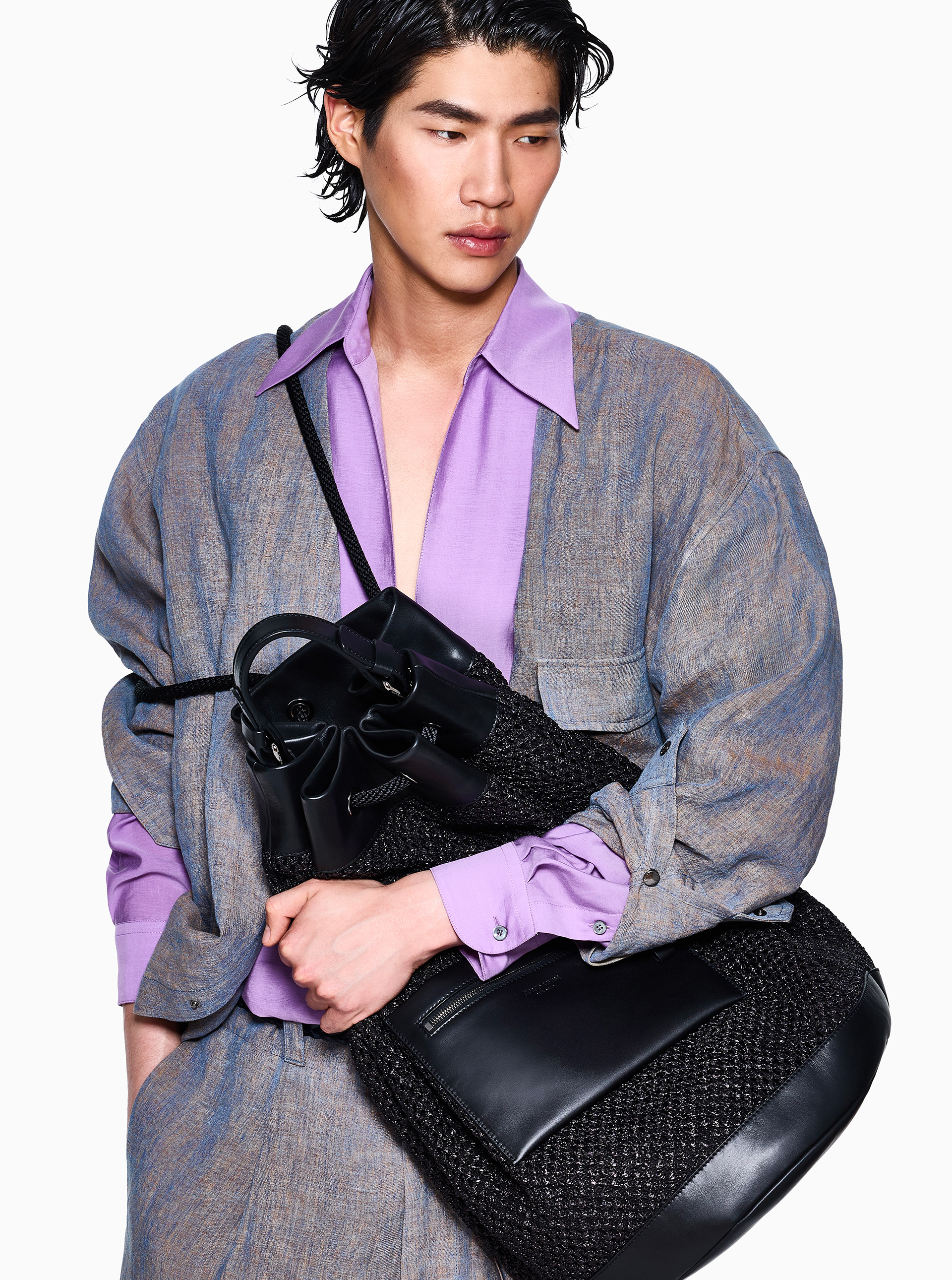 美品✨ジョルジオアルマーニ 2way オールレザー ブラック ロゴプレート ジョルジオ アルマーニGIORGIO ARMANI レザーローカットシューズ 黒8 1