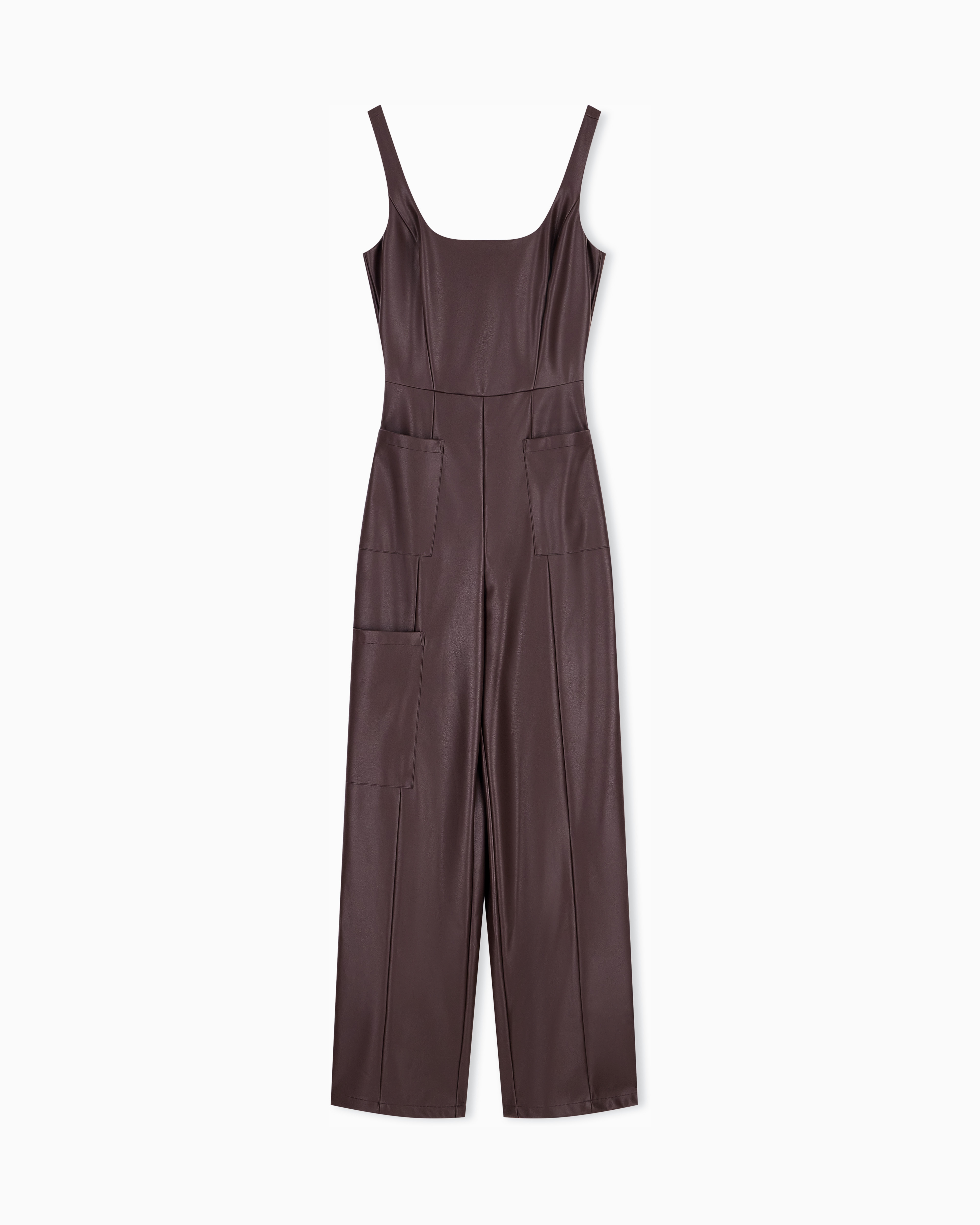 regular fit Jumpsuit with outer coating and rib details | Armani
