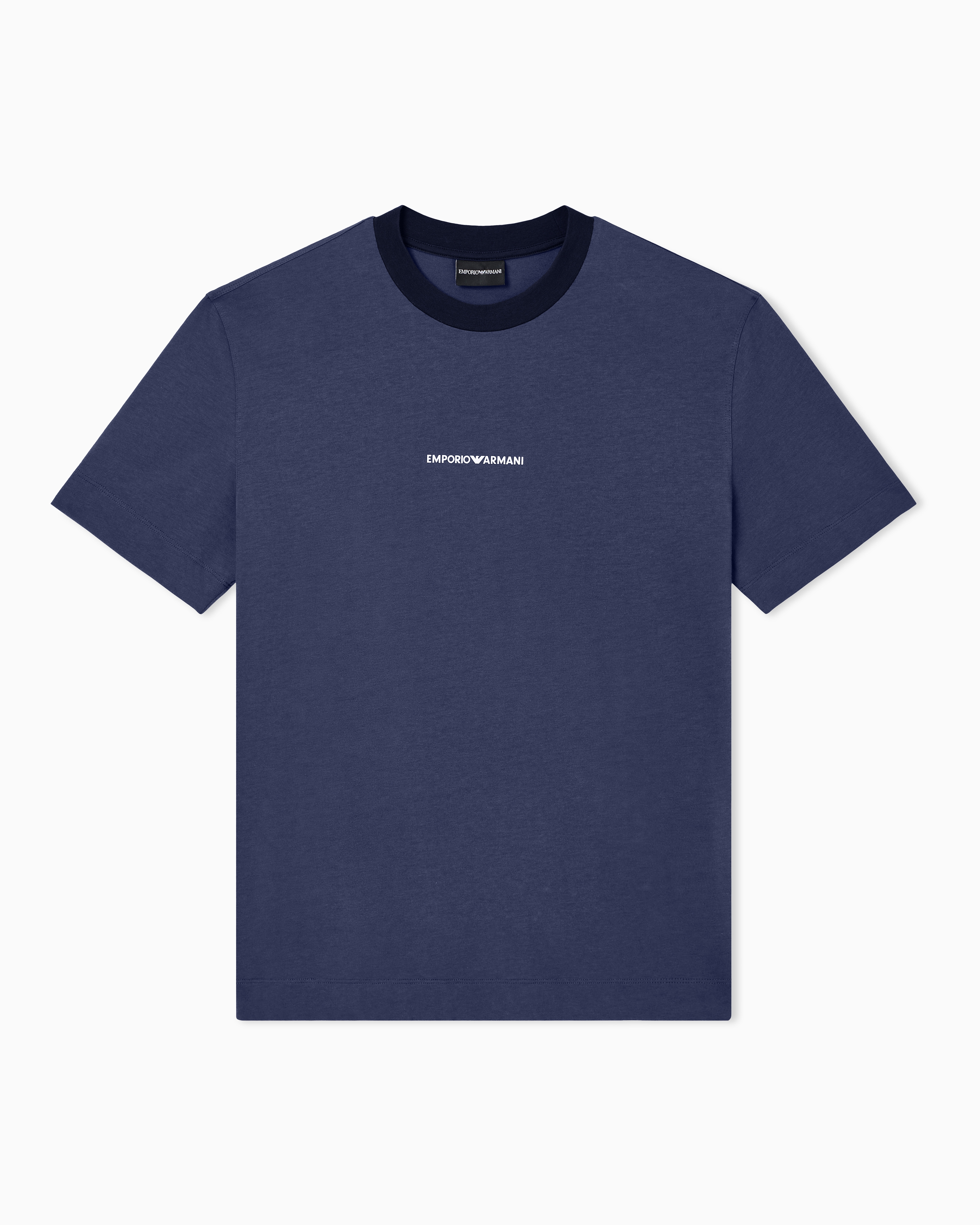 Heavy jersey T-shirt with EA Generation embroidery | Emporio Armani US