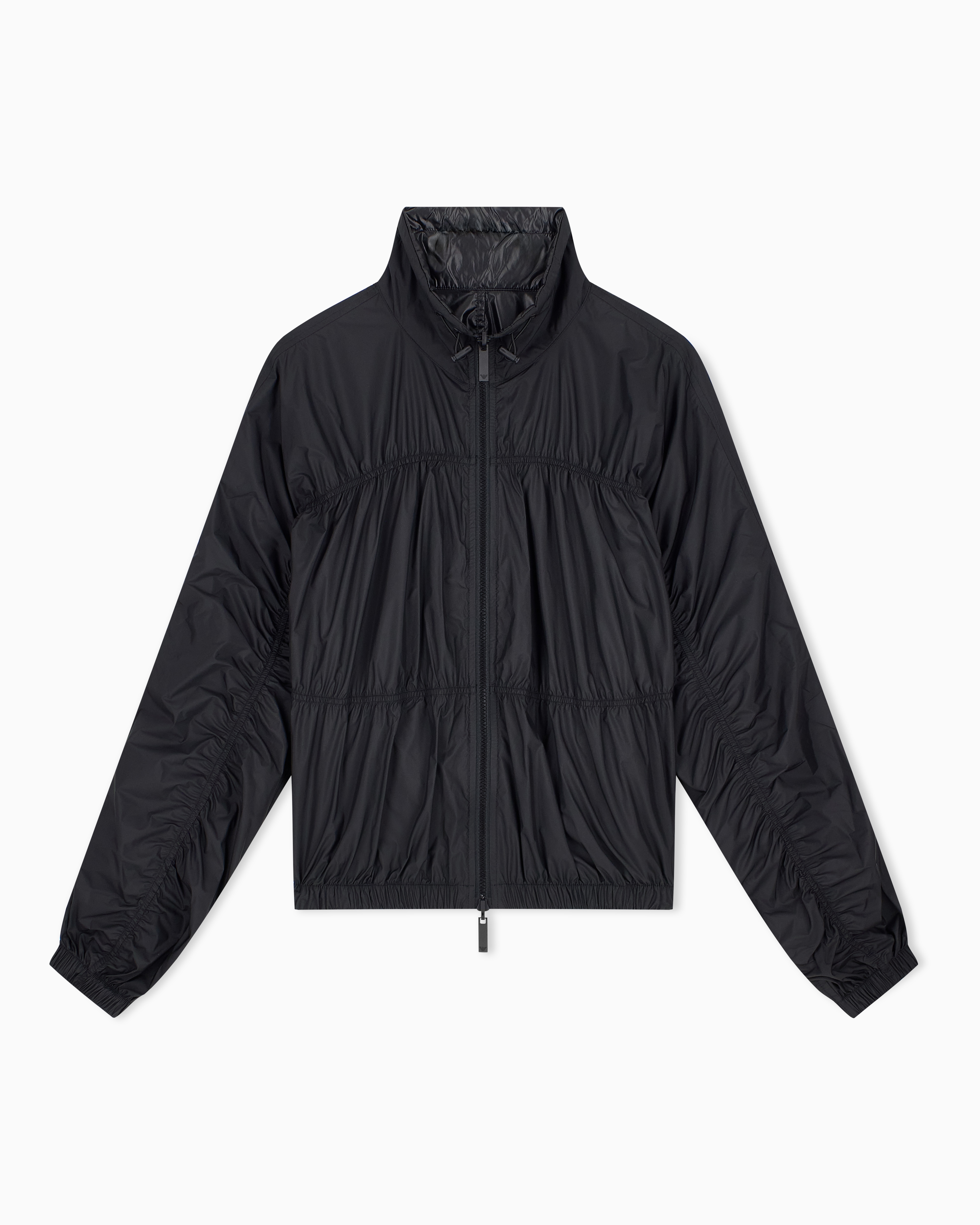 Reversible blouson jacket with matte and shiny finishes | Emporio