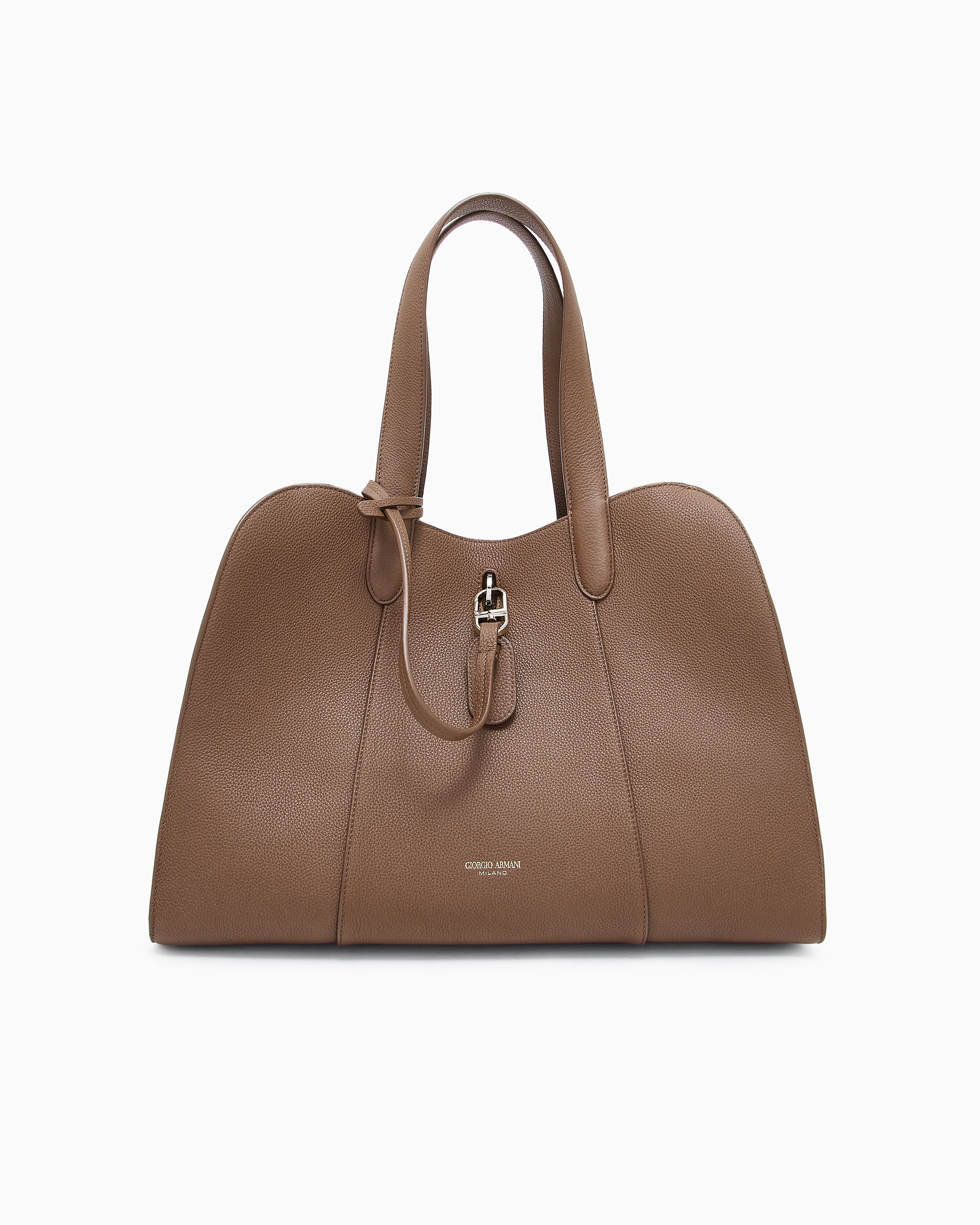 トートバッグ ペブルドレザー ラージ | Giorgio Armani JP