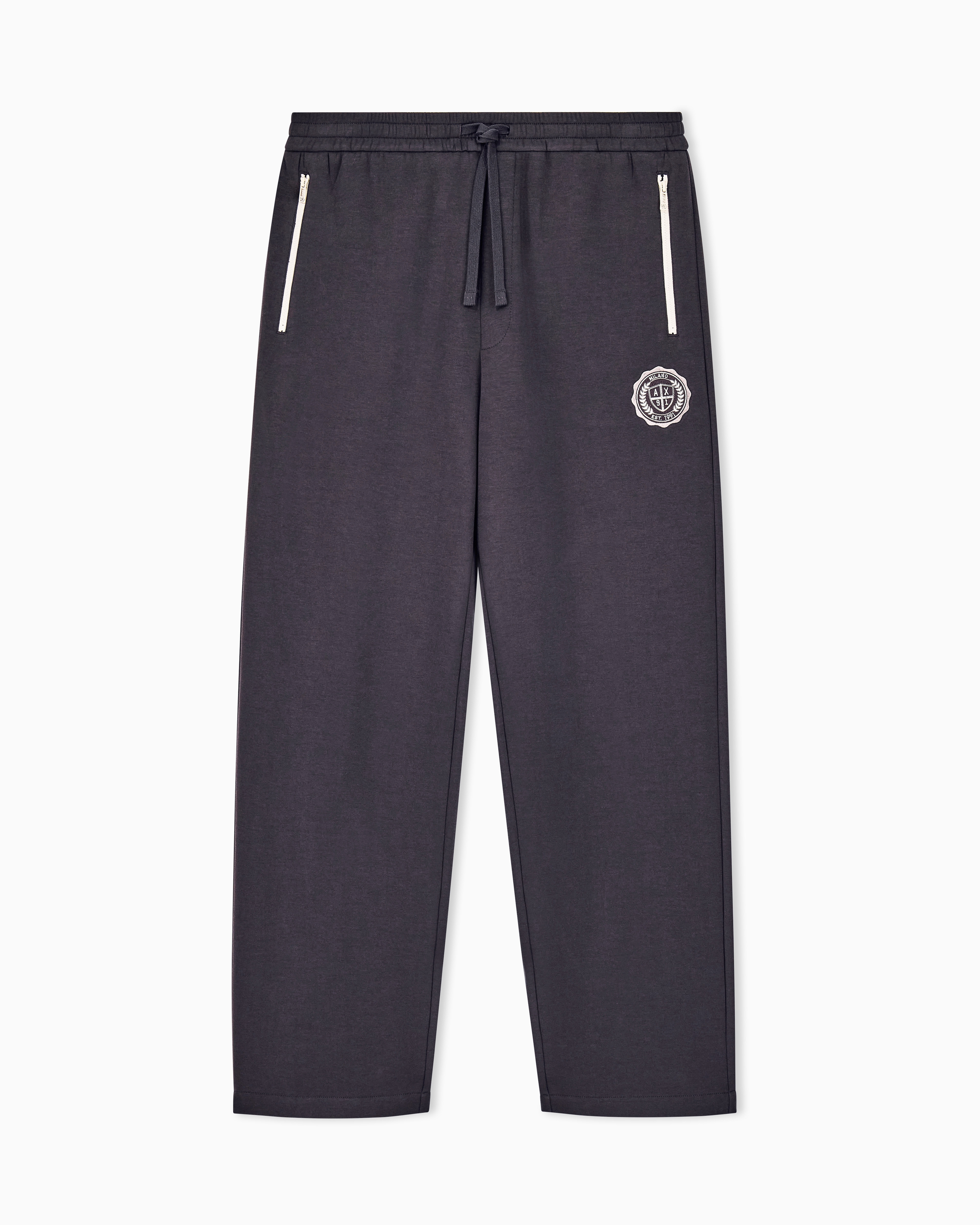 relaxed trouser in stretch cotton jersey | Armani Exchange US