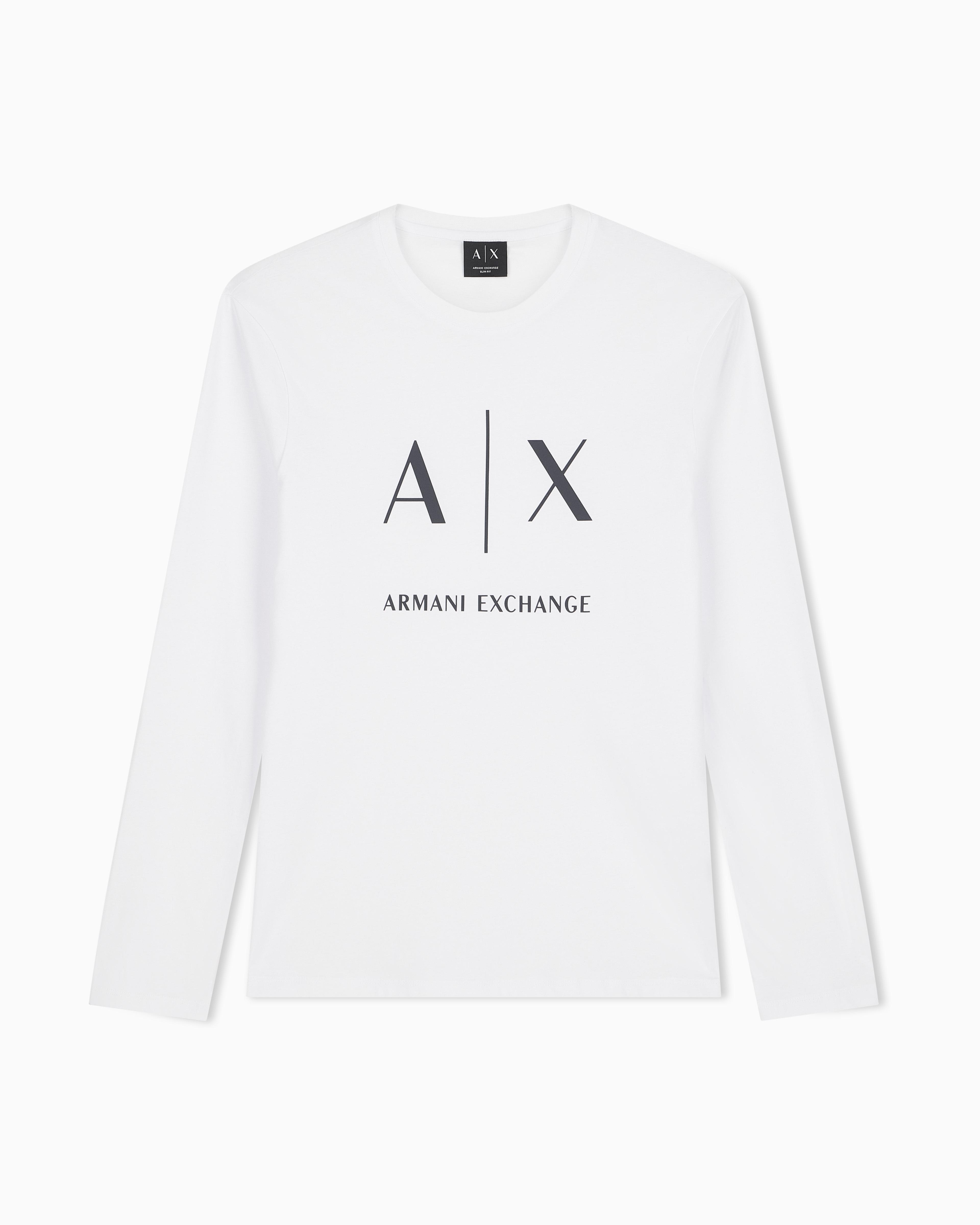 AXロゴ スリムフィット 長袖クルーネックTシャツ | Armani Exchange JP