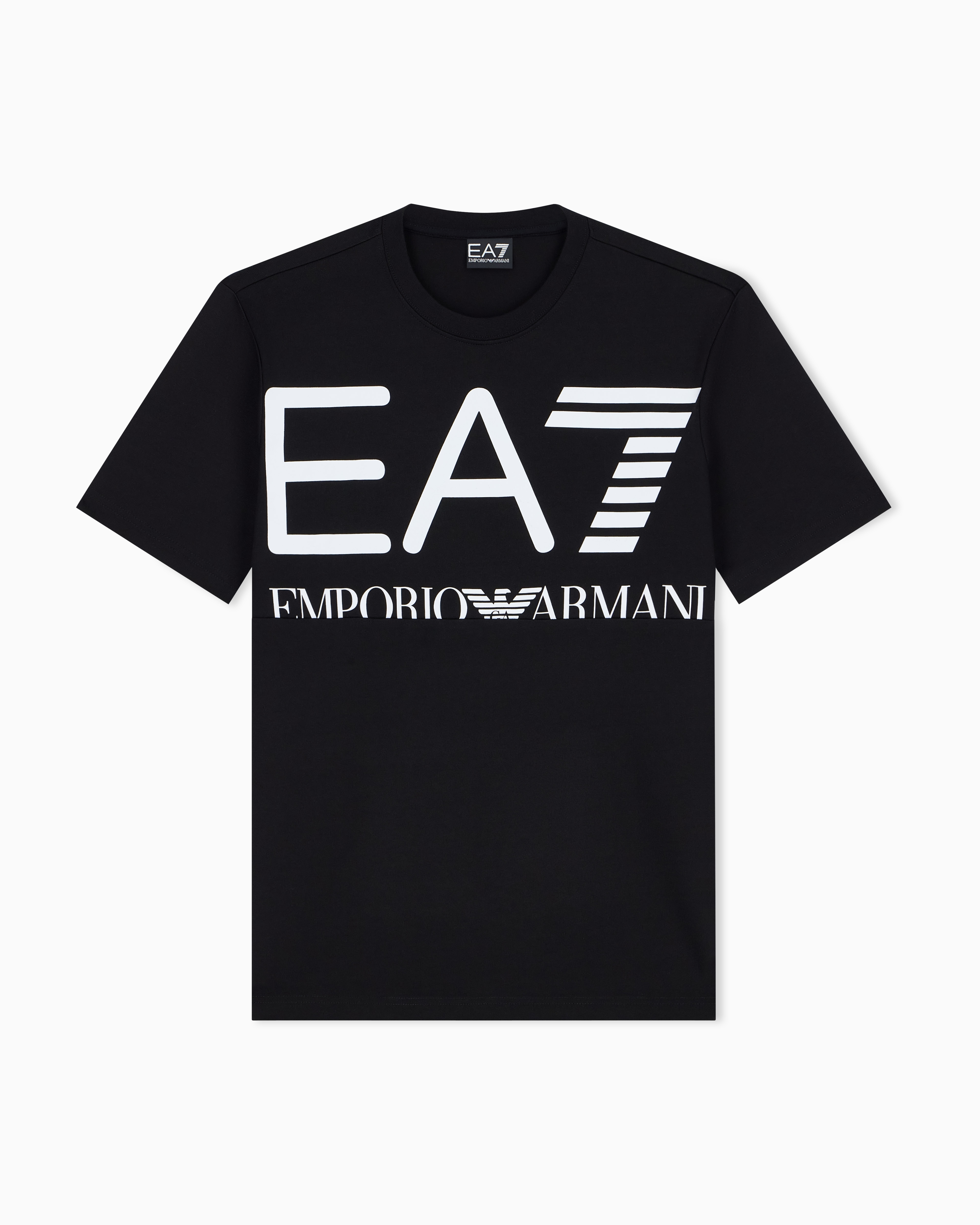 レギュラーフィット コットンTシャツ ロゴシリーズ | EA7 JP