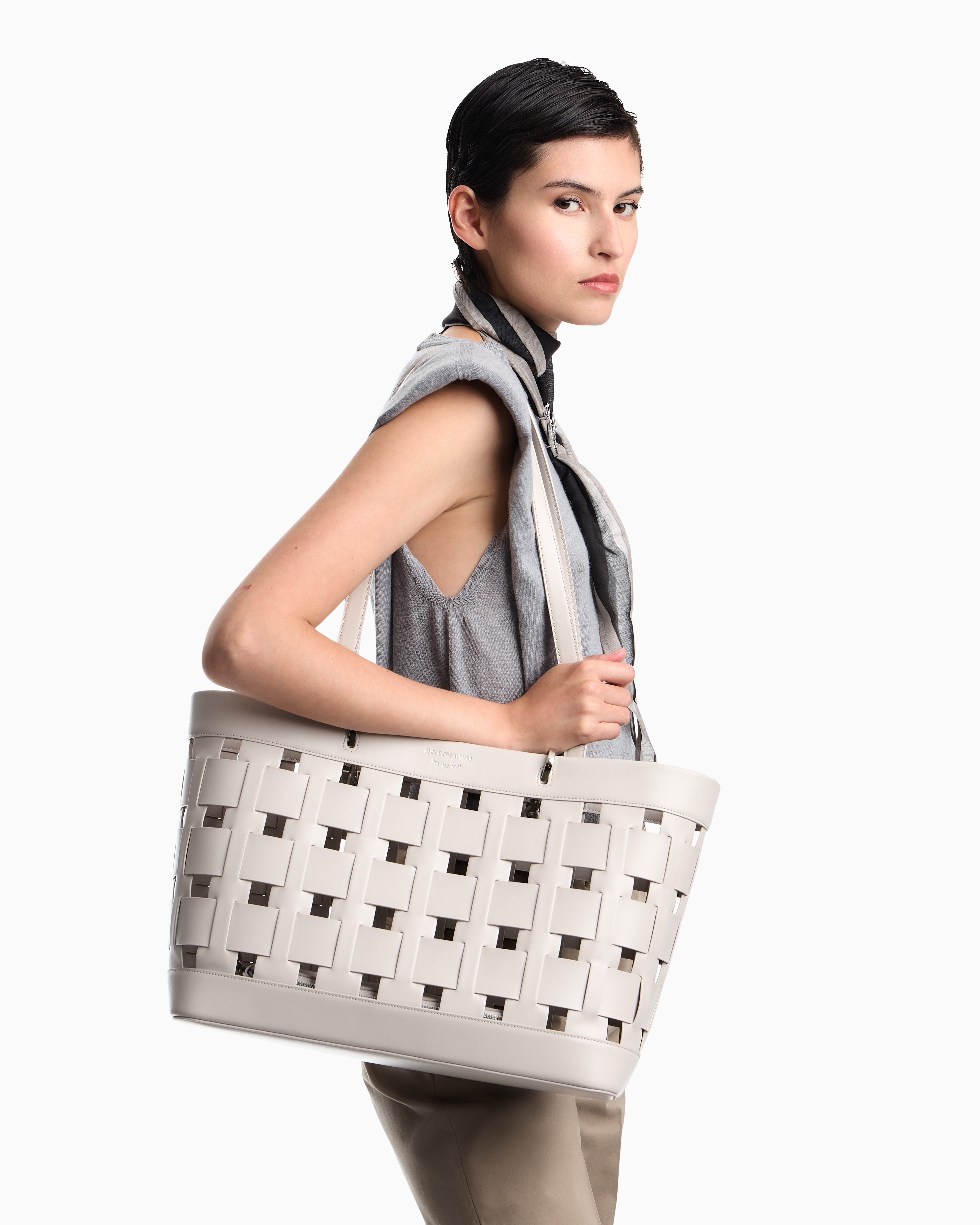 ASV large recycled-nylon shopper bag | Emporio Armani