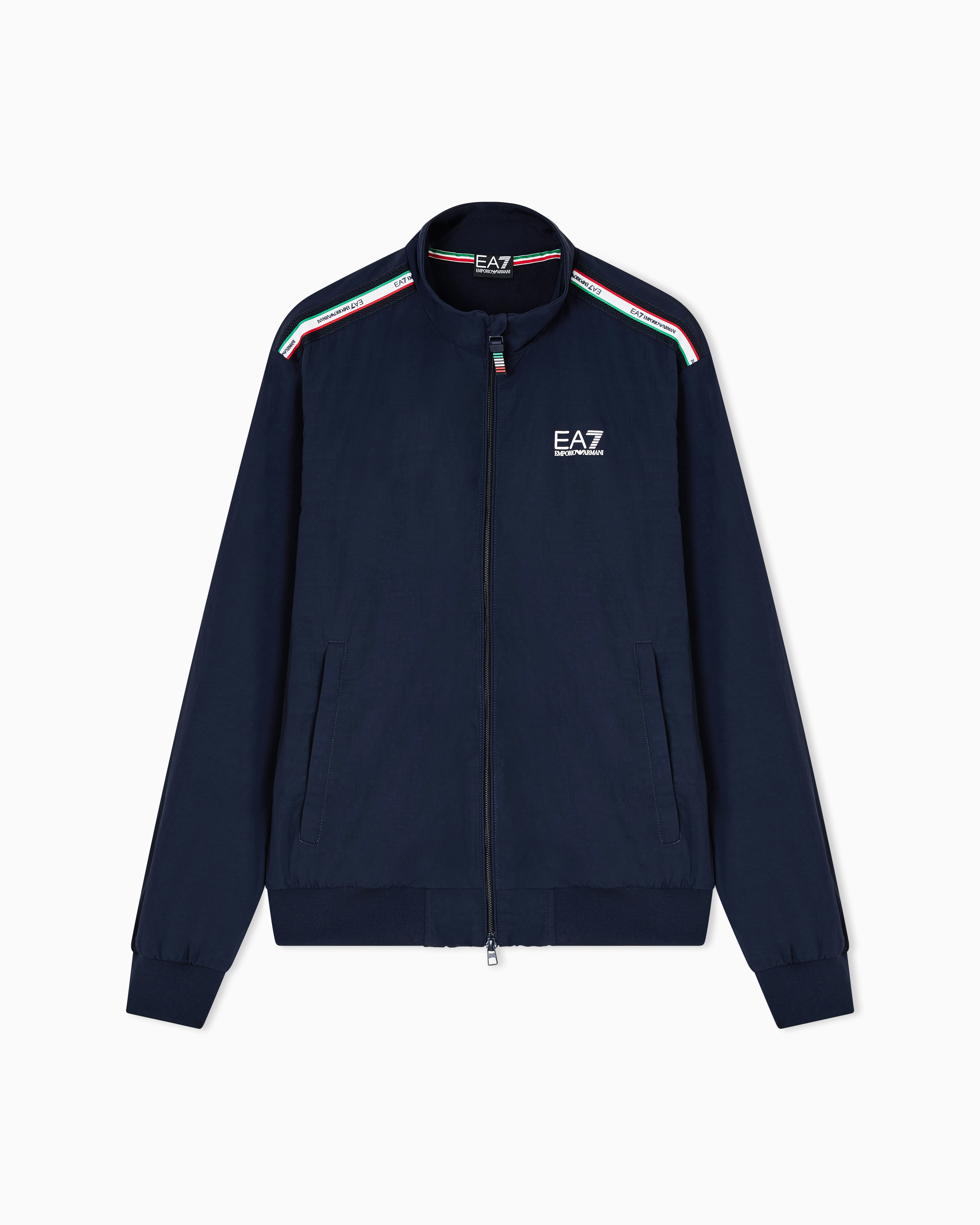 Italian Spirit nylon zip-up sweatshirt | EA7 US