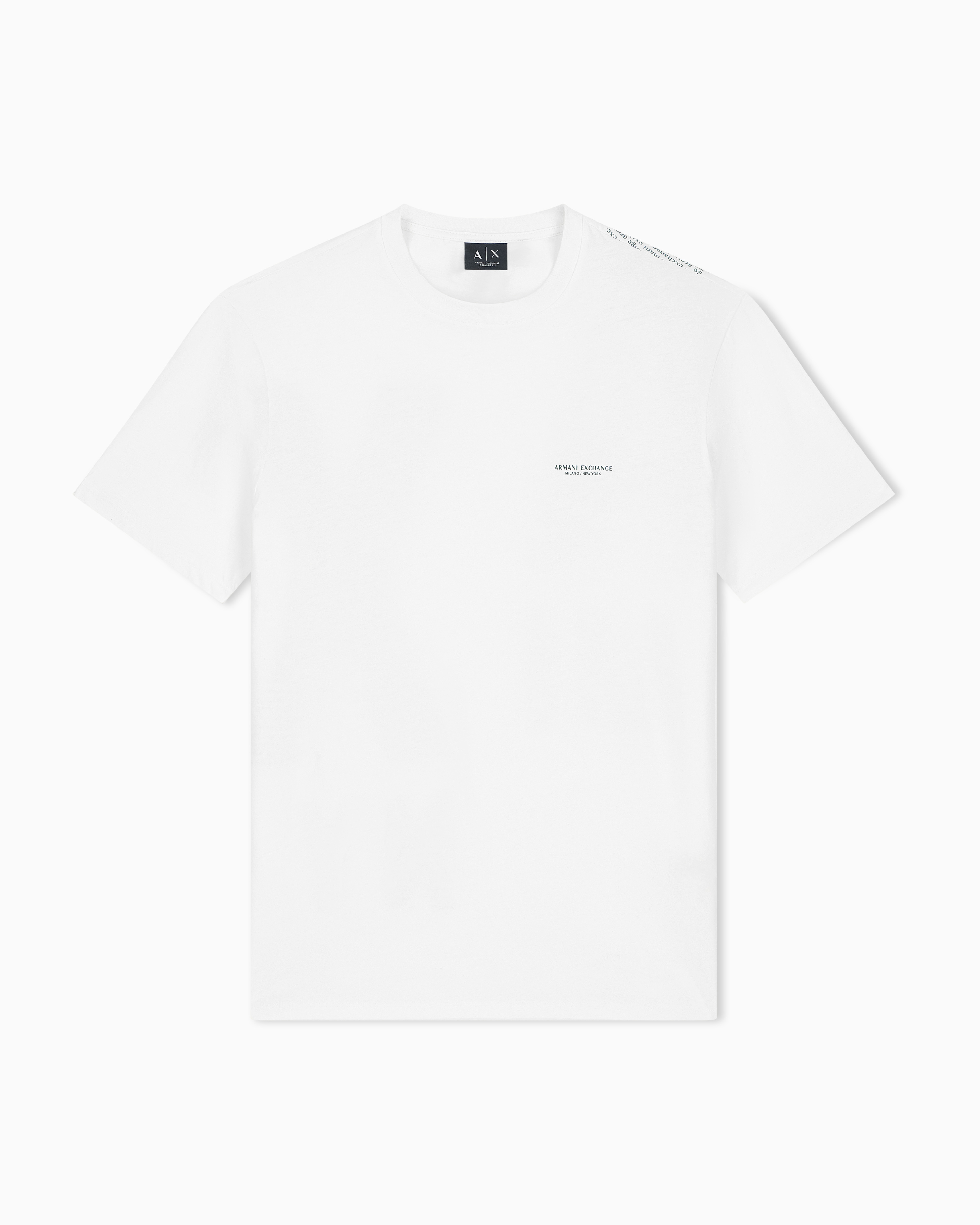regular t-shirt in cotton jersey | Armani Exchange US