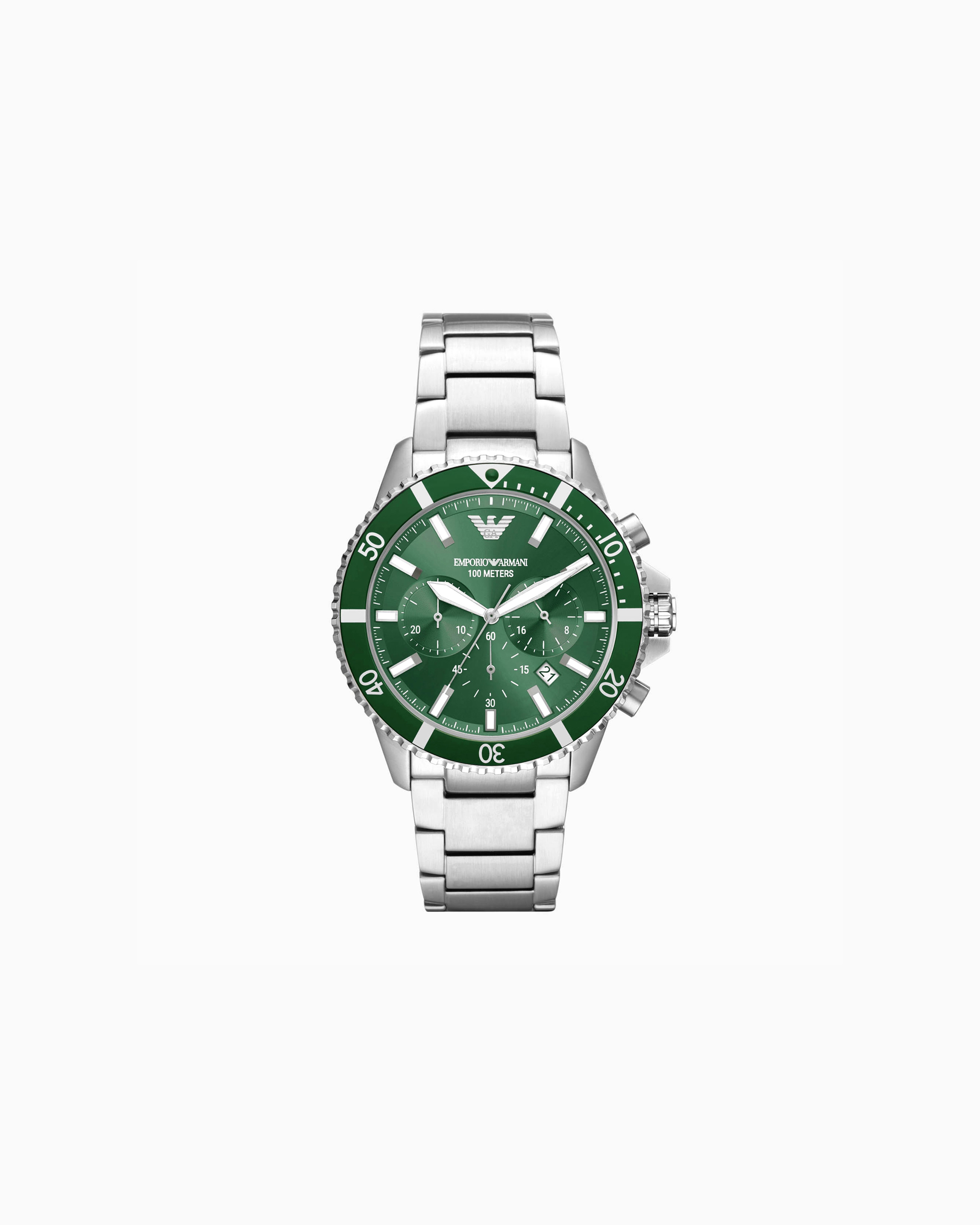 クロノグラフウォッチ ステンレススチール | Emporio Armani