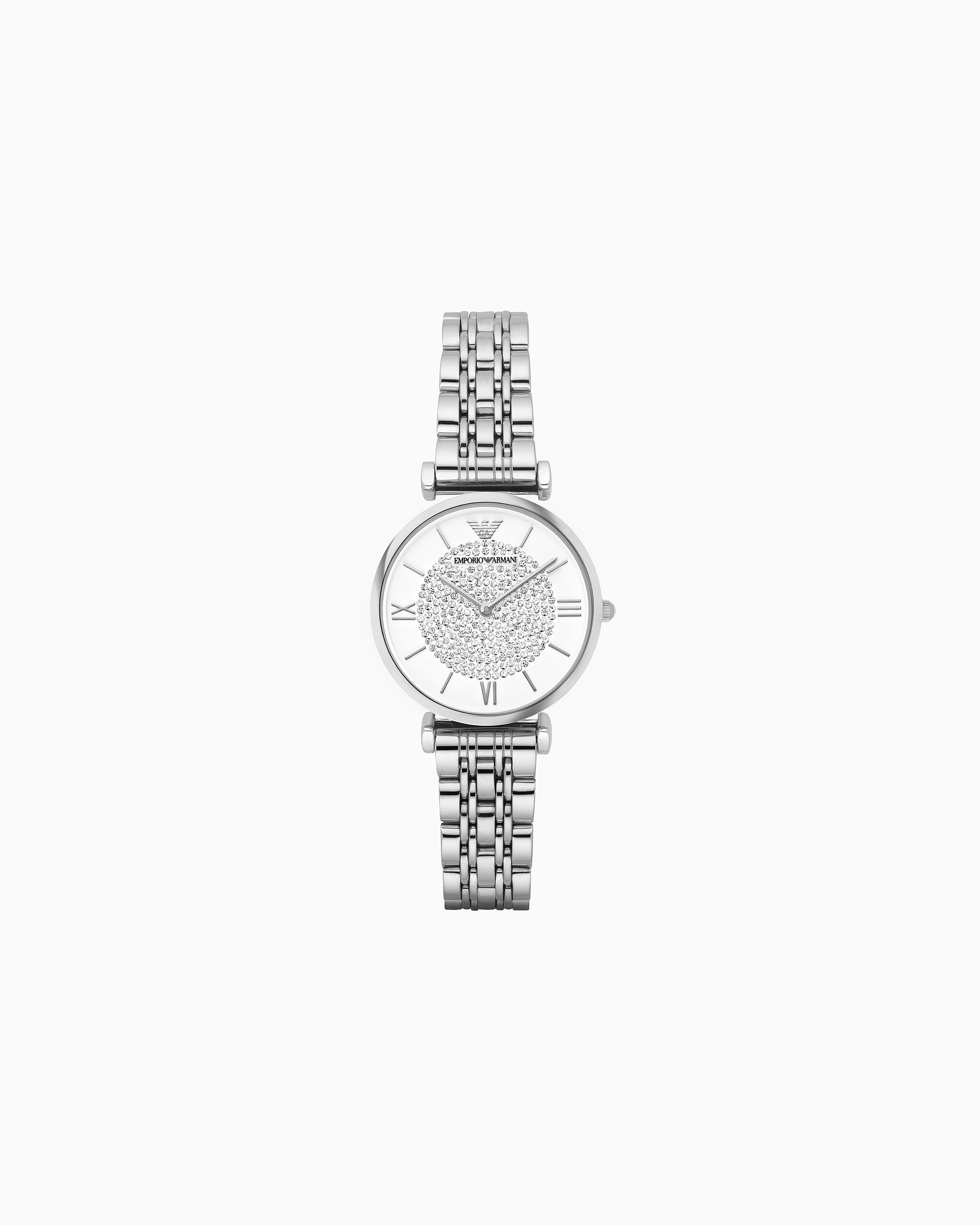 【新品未使用】箱付きEMPORIO ARMANI シルバー腕時計AR1925 Women's Two-Hand Stainless Steel Watch | Emporio Armani US