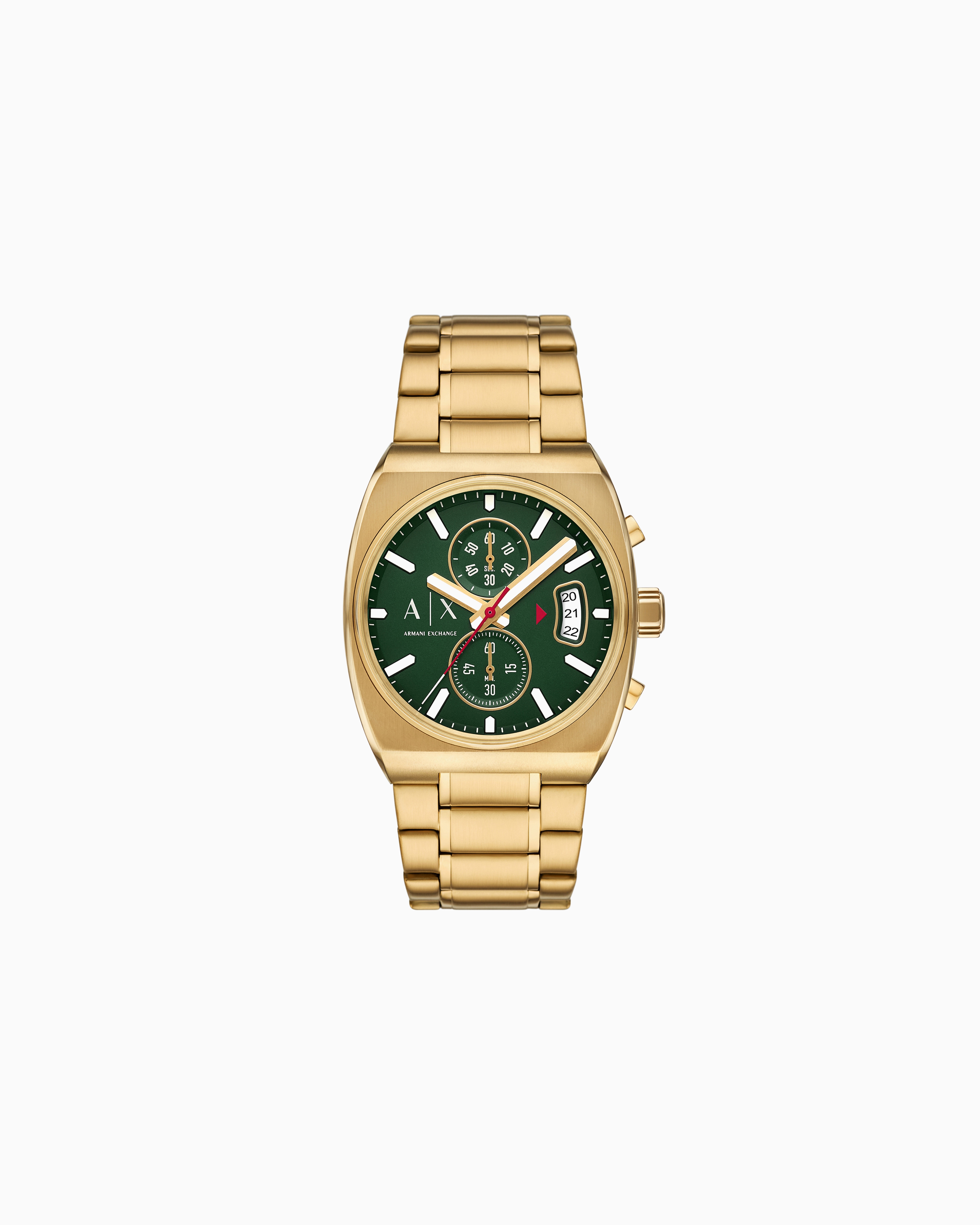 Chronograph Gold-Tone Stainless Steel Watch | Armani Exchange CA