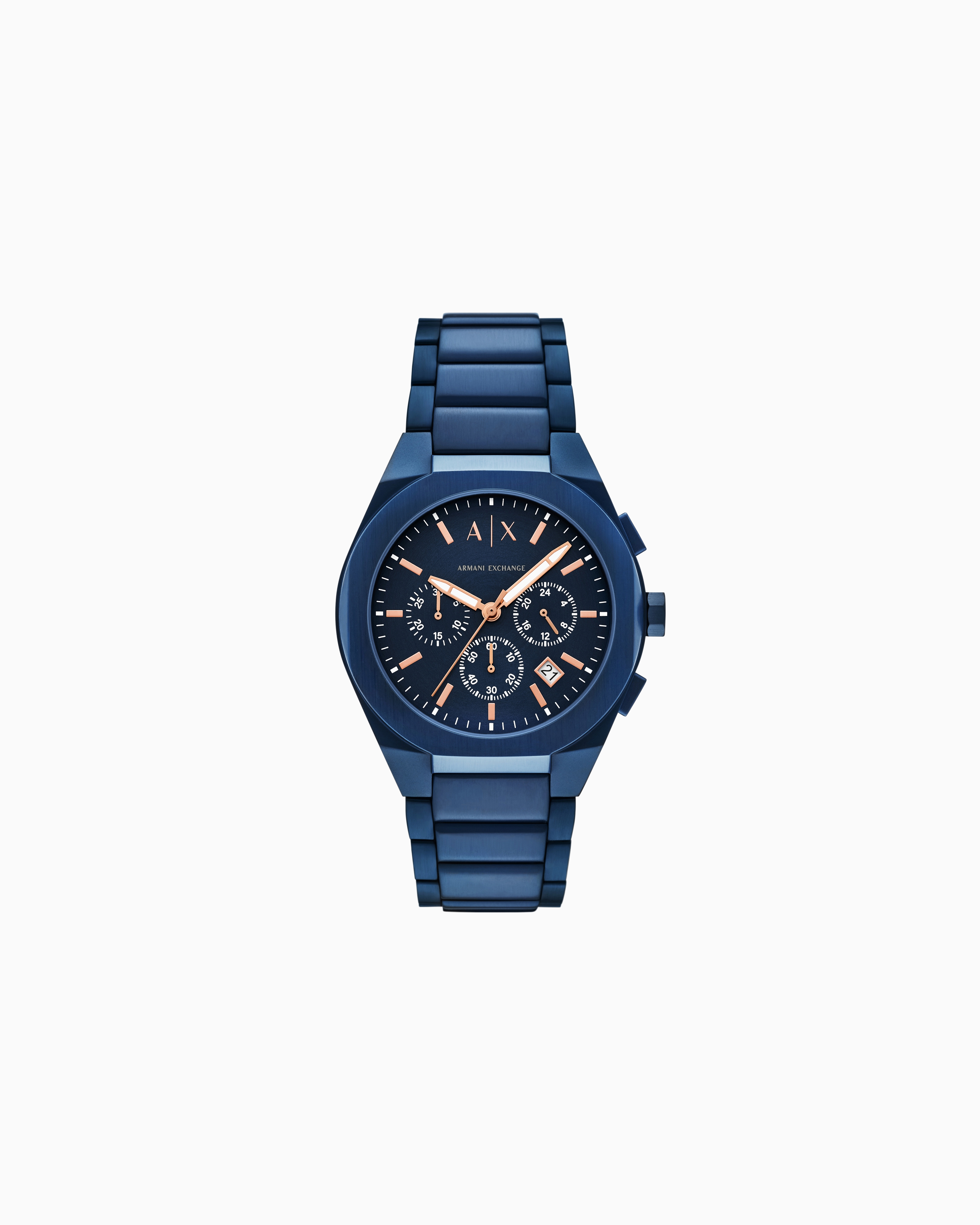 Sync クロノグラフウォッチ ブルー ステンレススチール | Armani Exchange