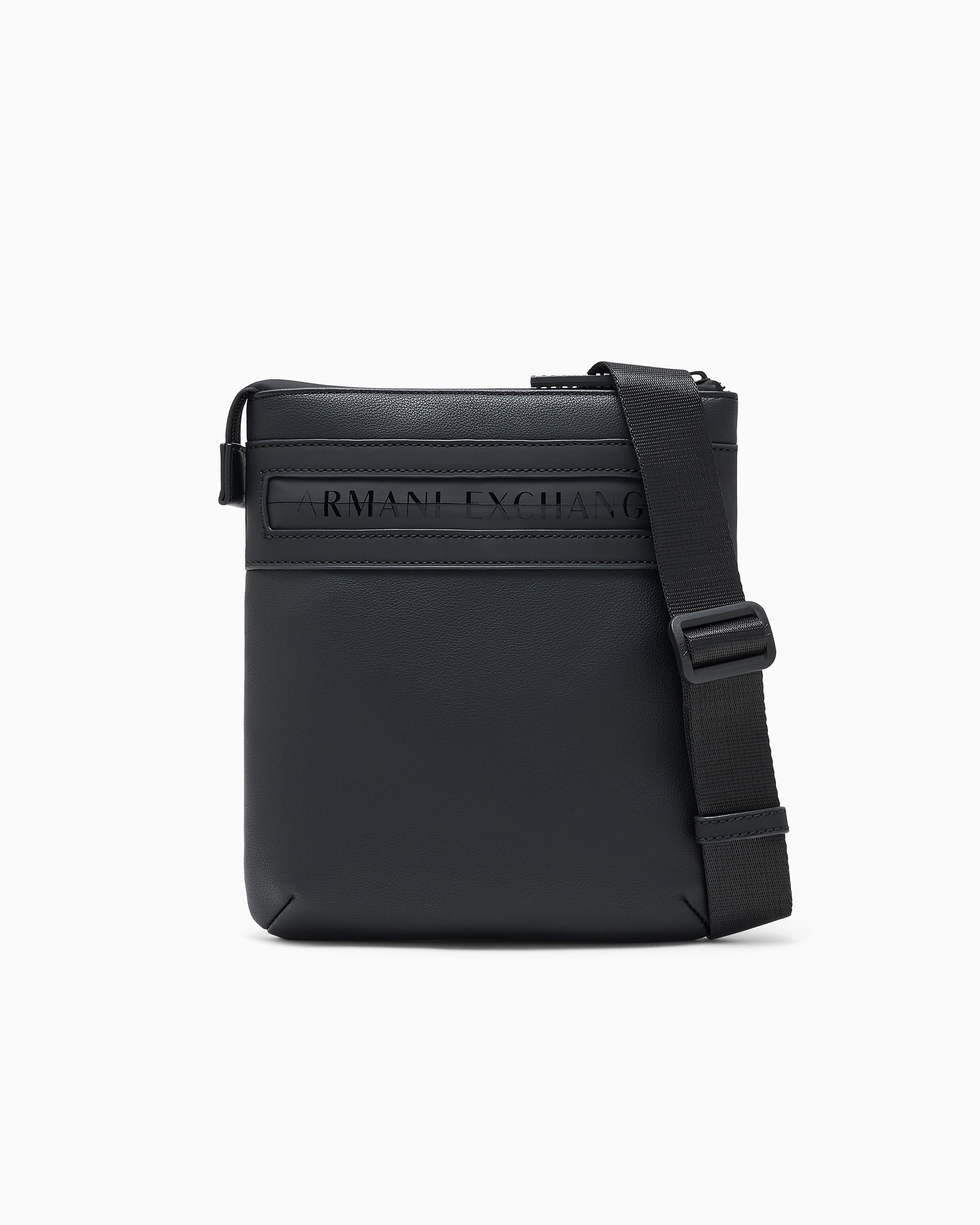 Flat crossbody messenger bag | Armani Exchange