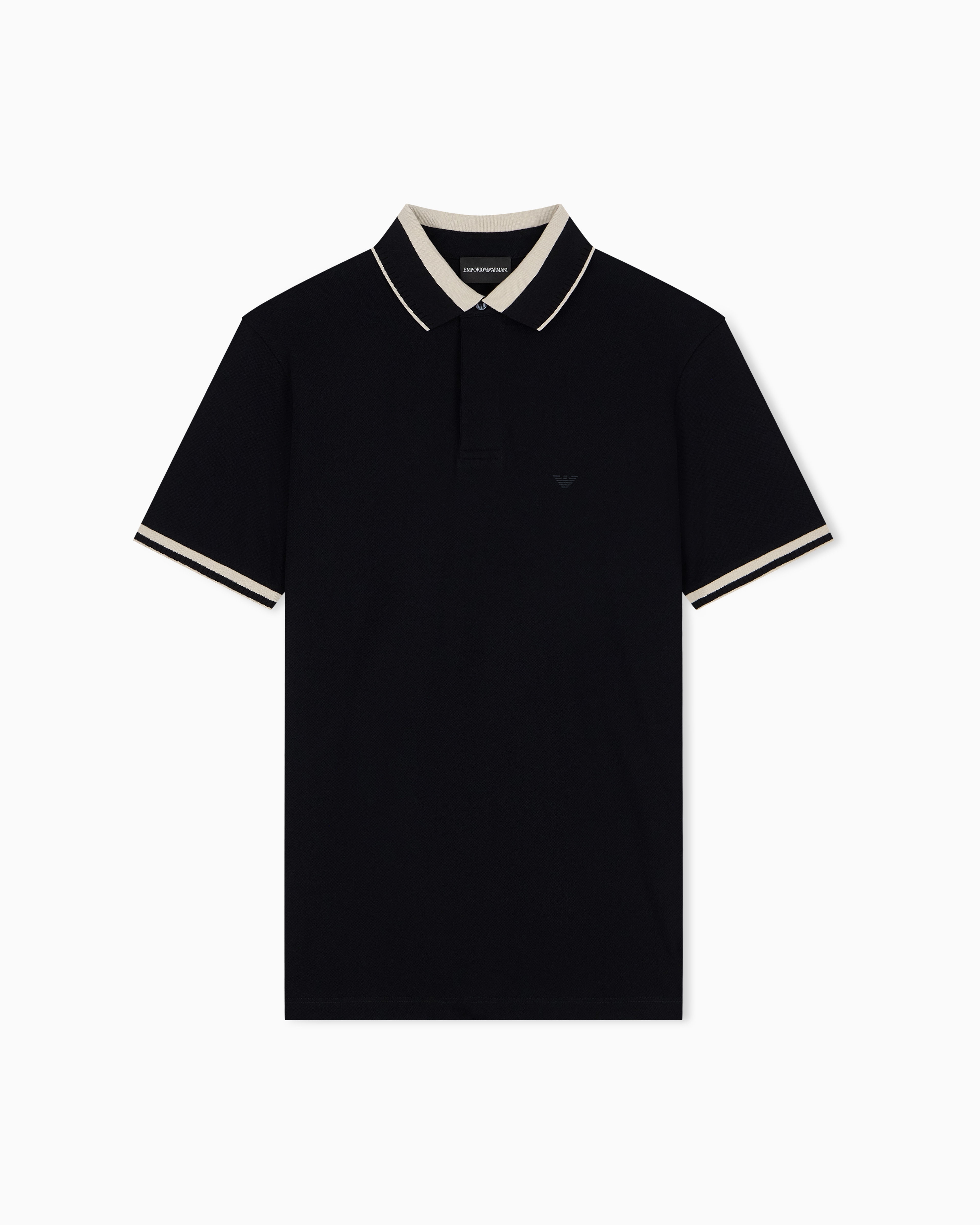 レギュラーフィット ポロシャツ コットンピケ | Emporio Armani JP