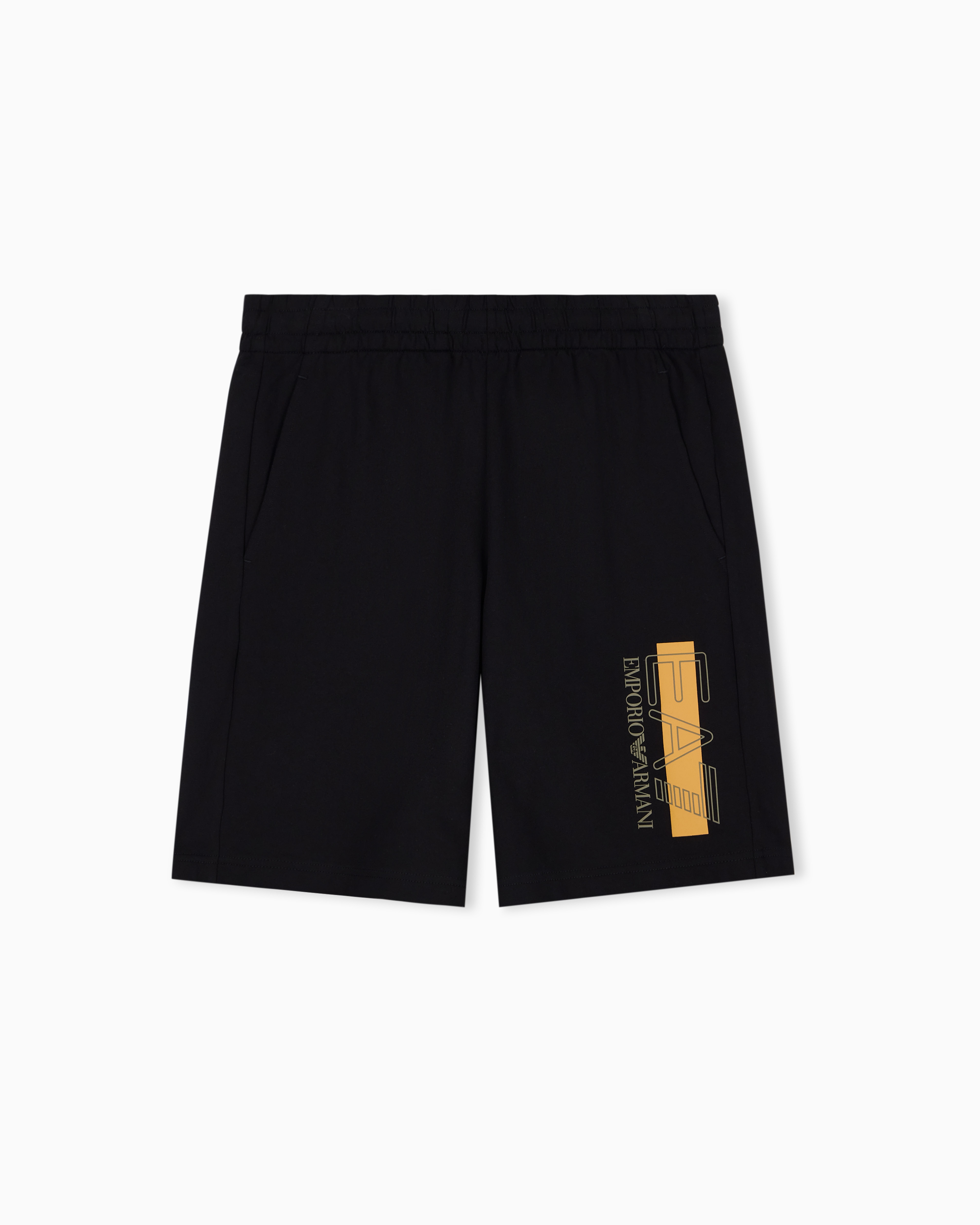 Slim fit shorts Visibility in cotton jersey | EA7 US