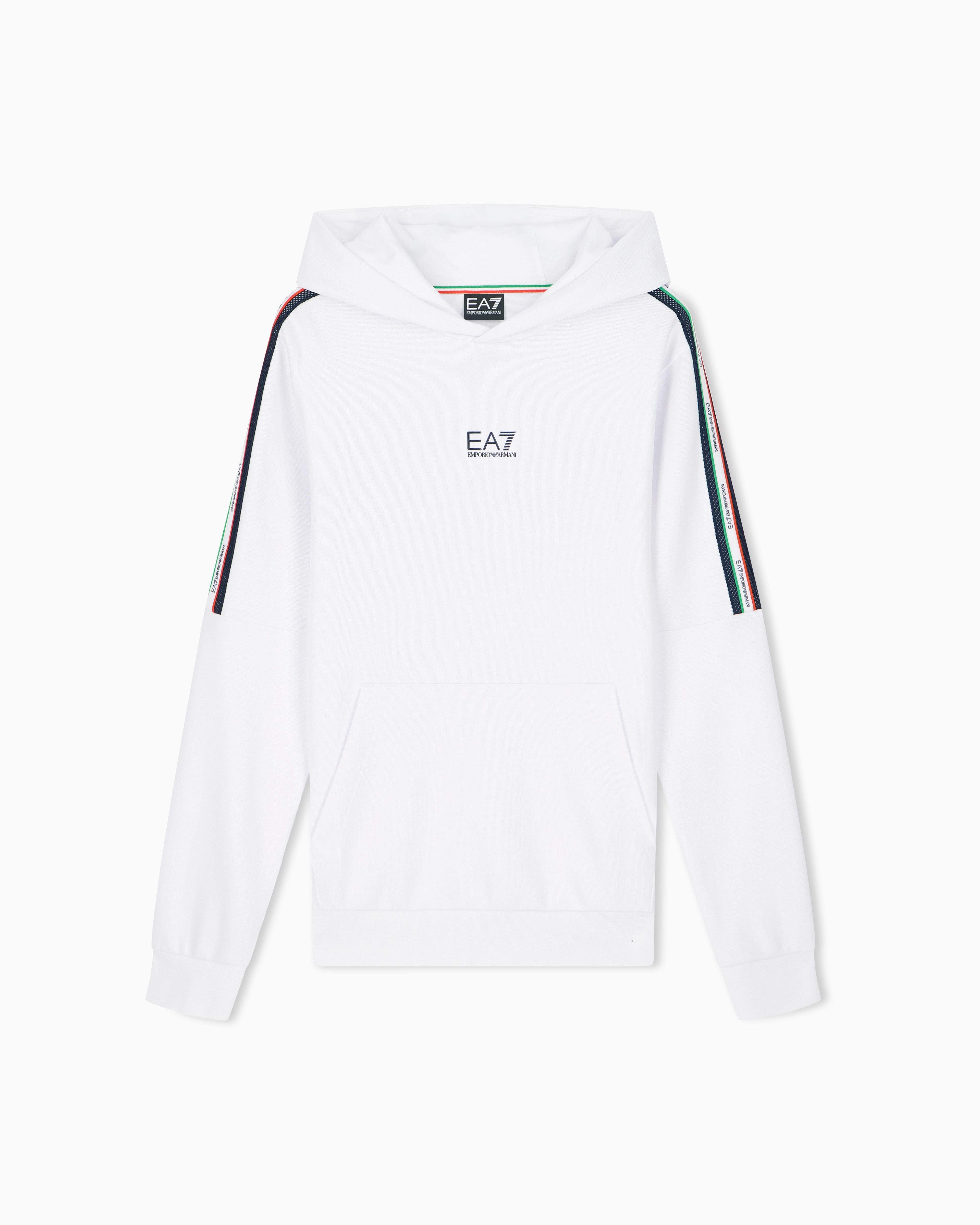 Italian Spirit cotton-blend hooded sweatshirt | EA7 US