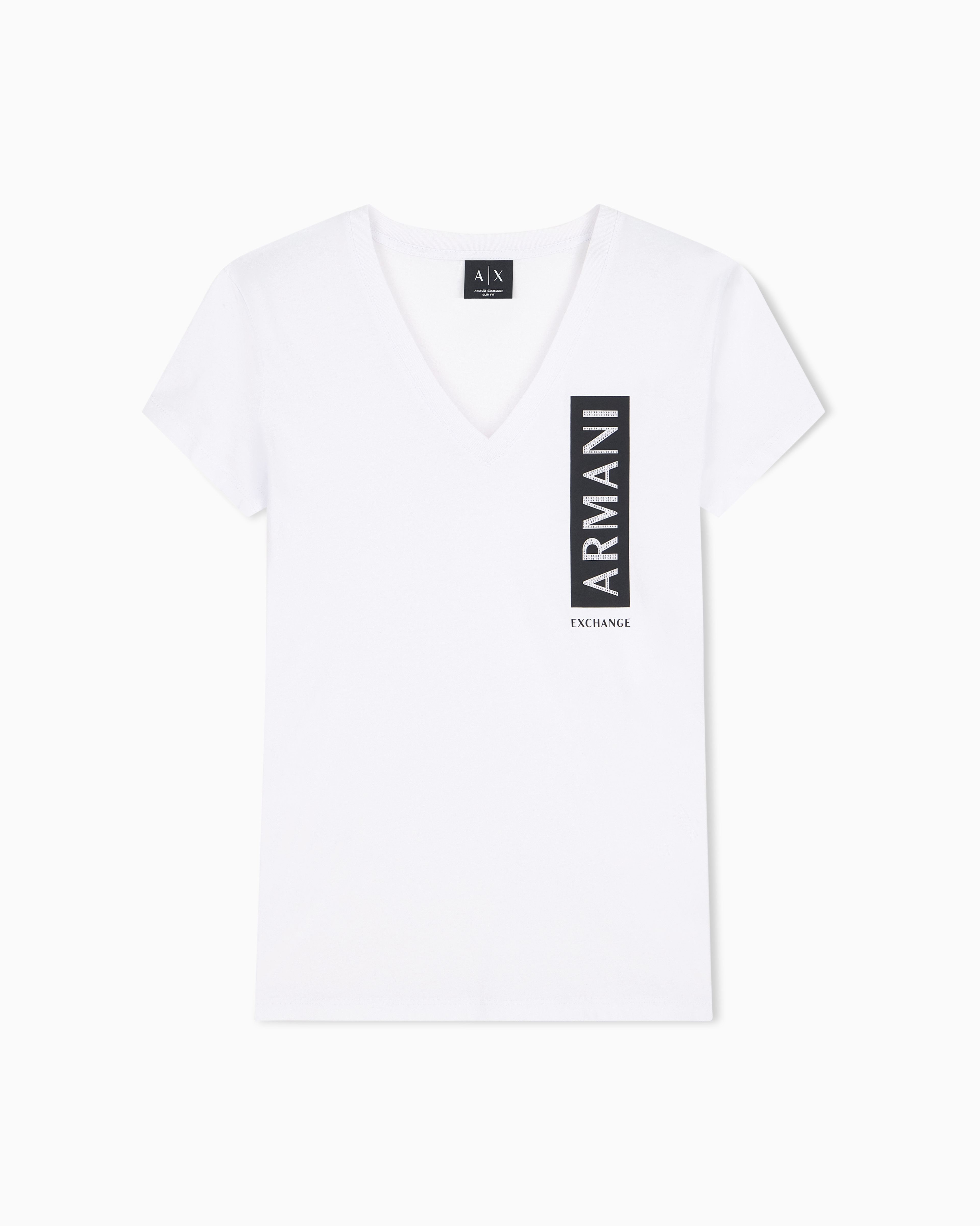 ボックスロゴ 半袖VネックTシャツ | Armani Exchange JP