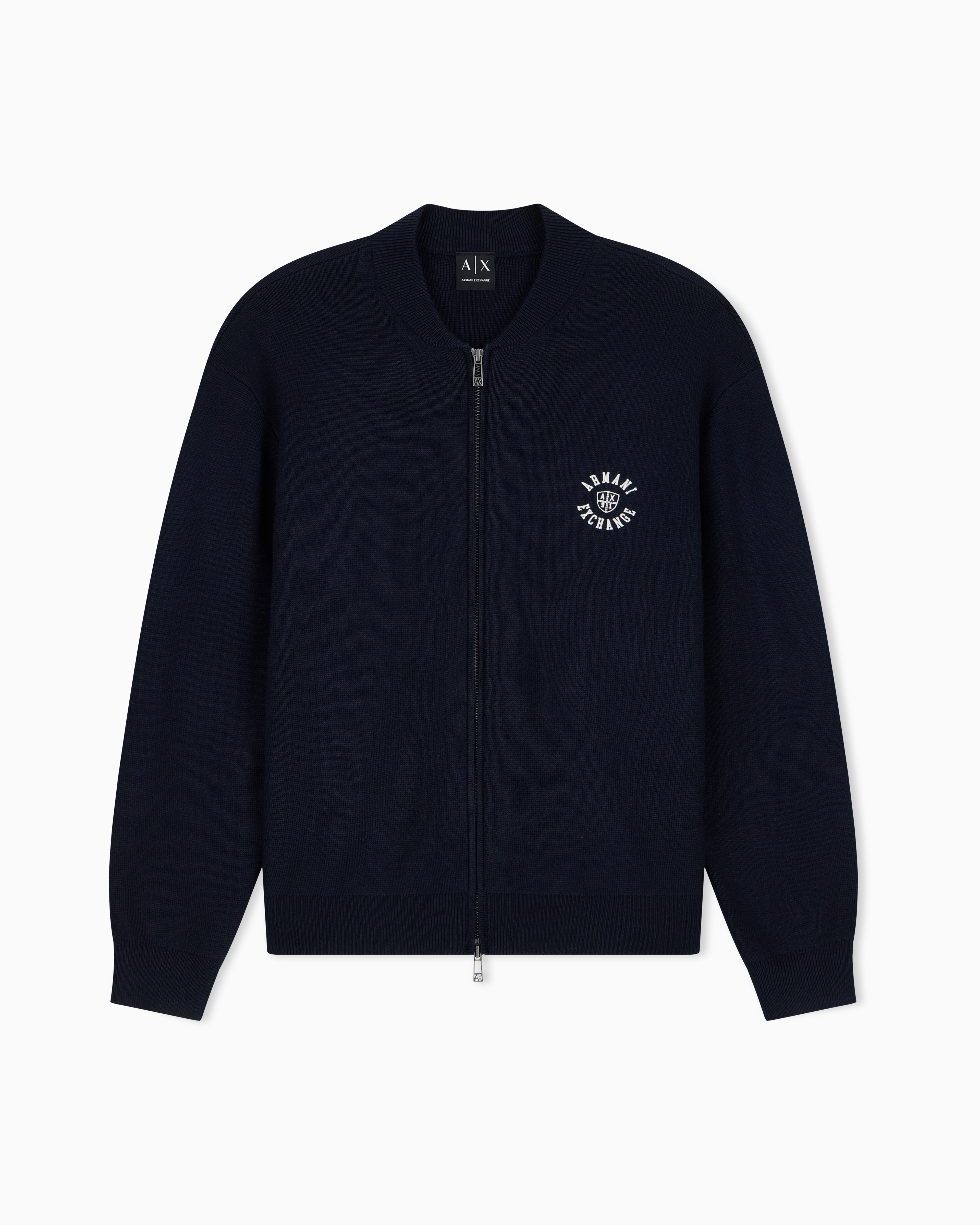 regular fit Cardigan in knitted cotton | Armani Exchange US