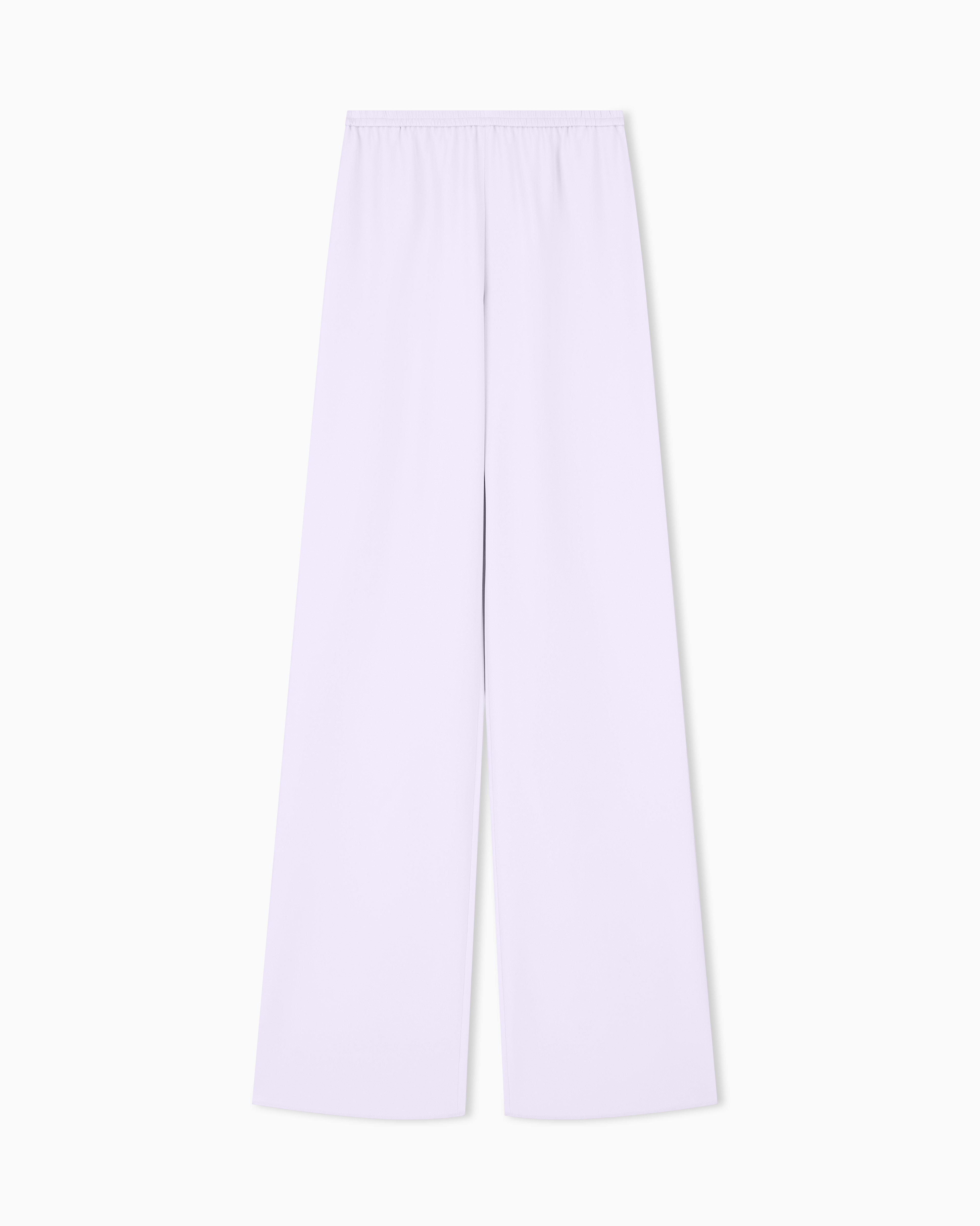 Techno cady wide-leg trousers with an elasticated waistband