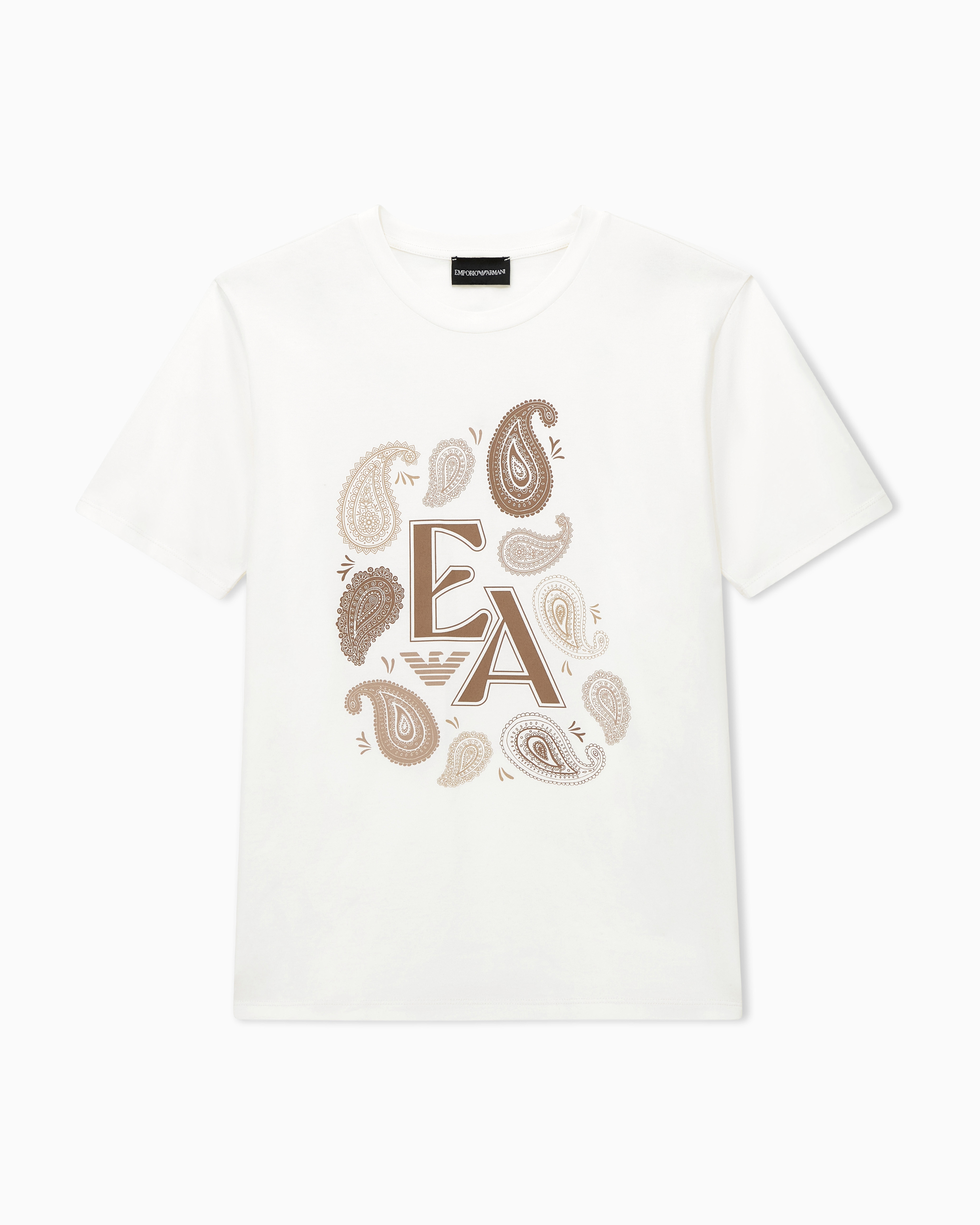 コットンジャージー Tシャツ Capsule Boteh | Emporio Armani JP