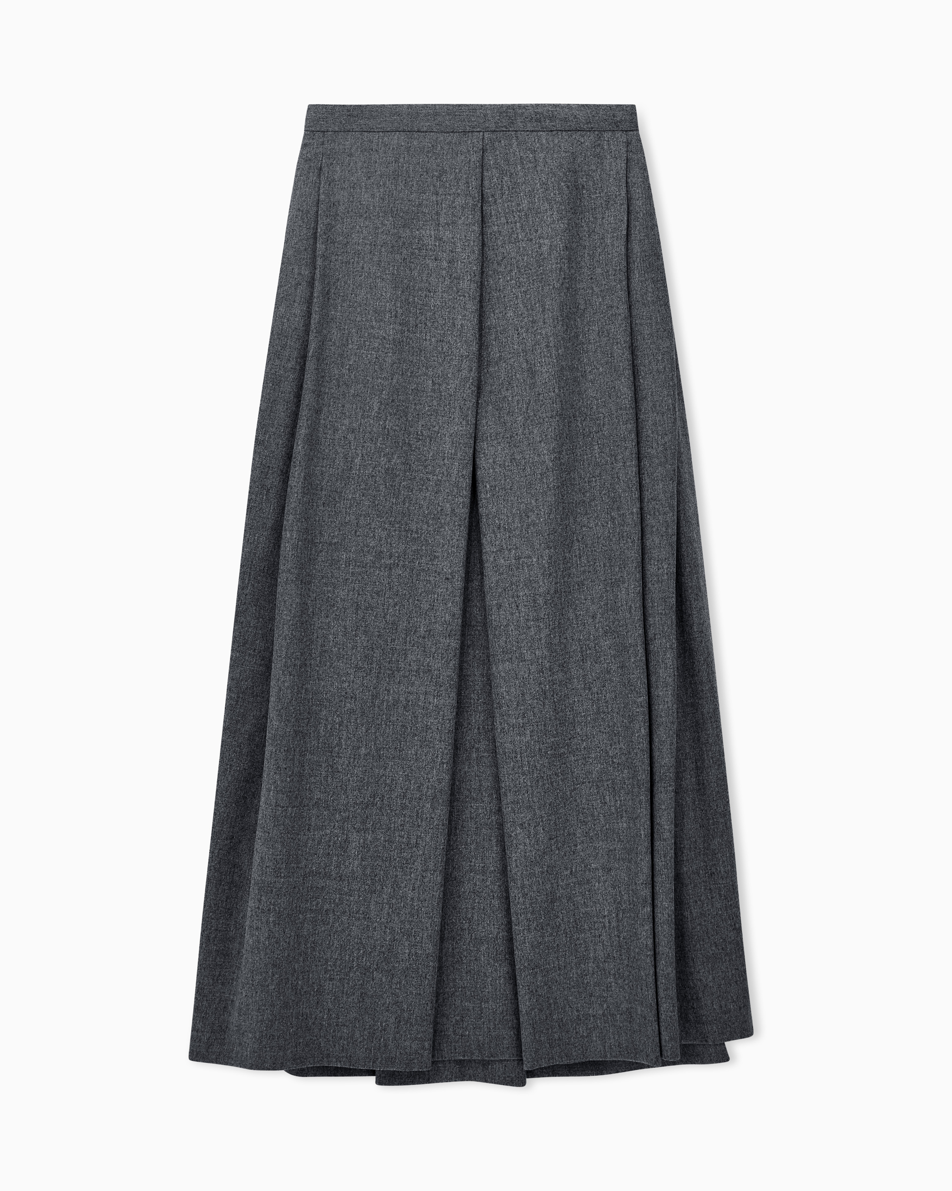 Long skirt in wool flannel Signature Capsule | Emporio Armani US