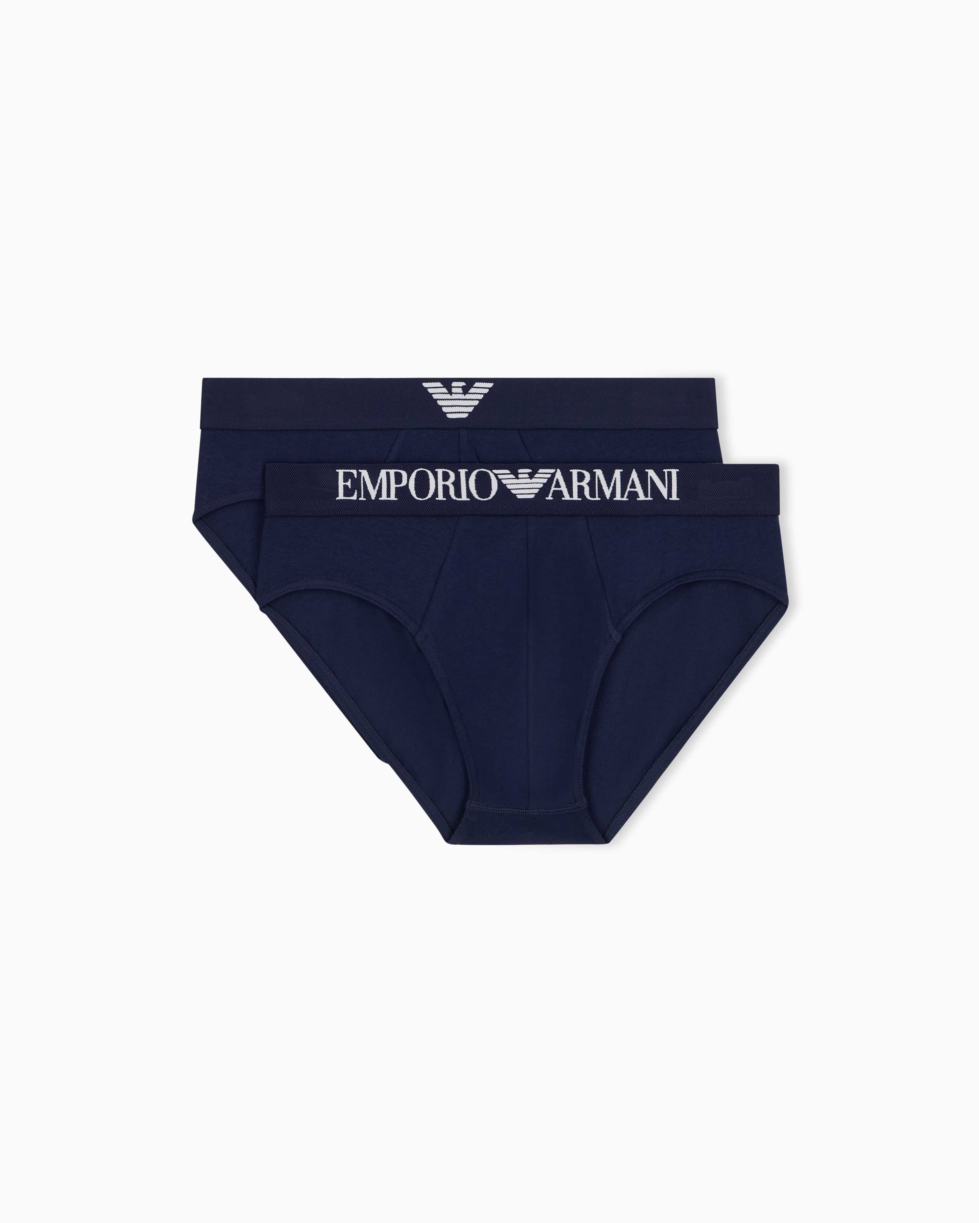 2-pack regular fit brief in endurance cotton jersey | Emporio
