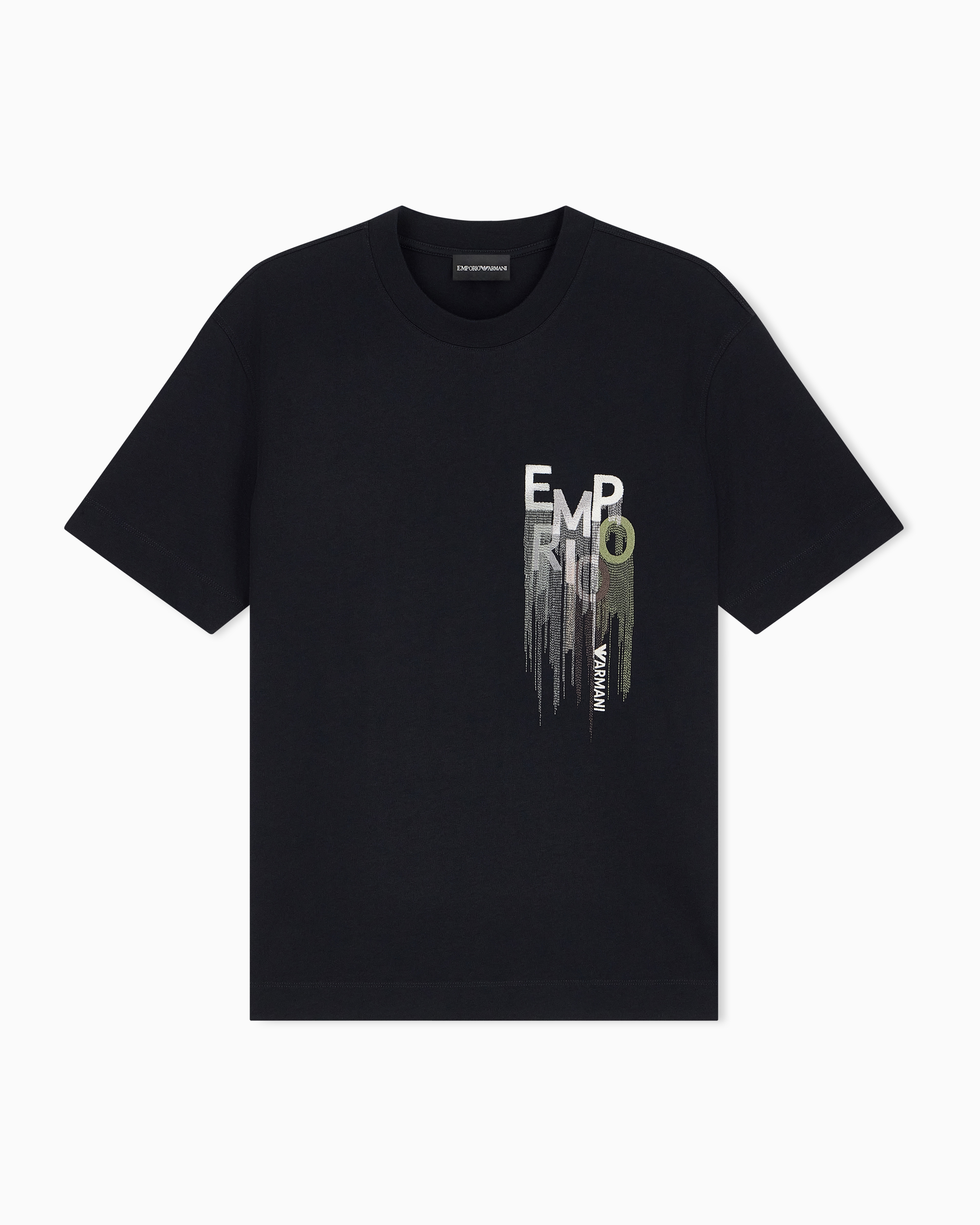 レギュラーフィット Tシャツ コットンヘビージャージー | Emporio