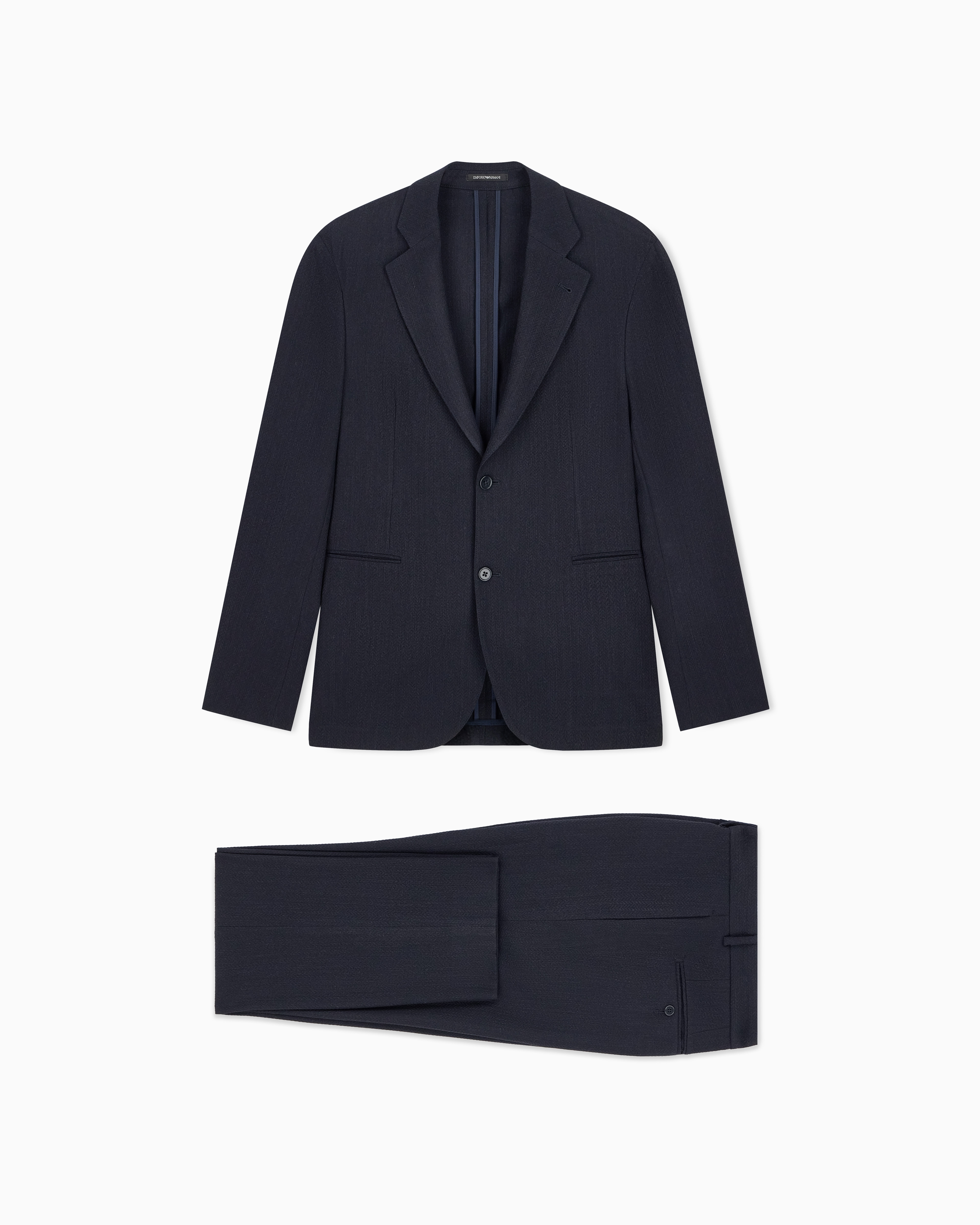裏地なし スーツ 3Dストレッチウール | Emporio Armani JP