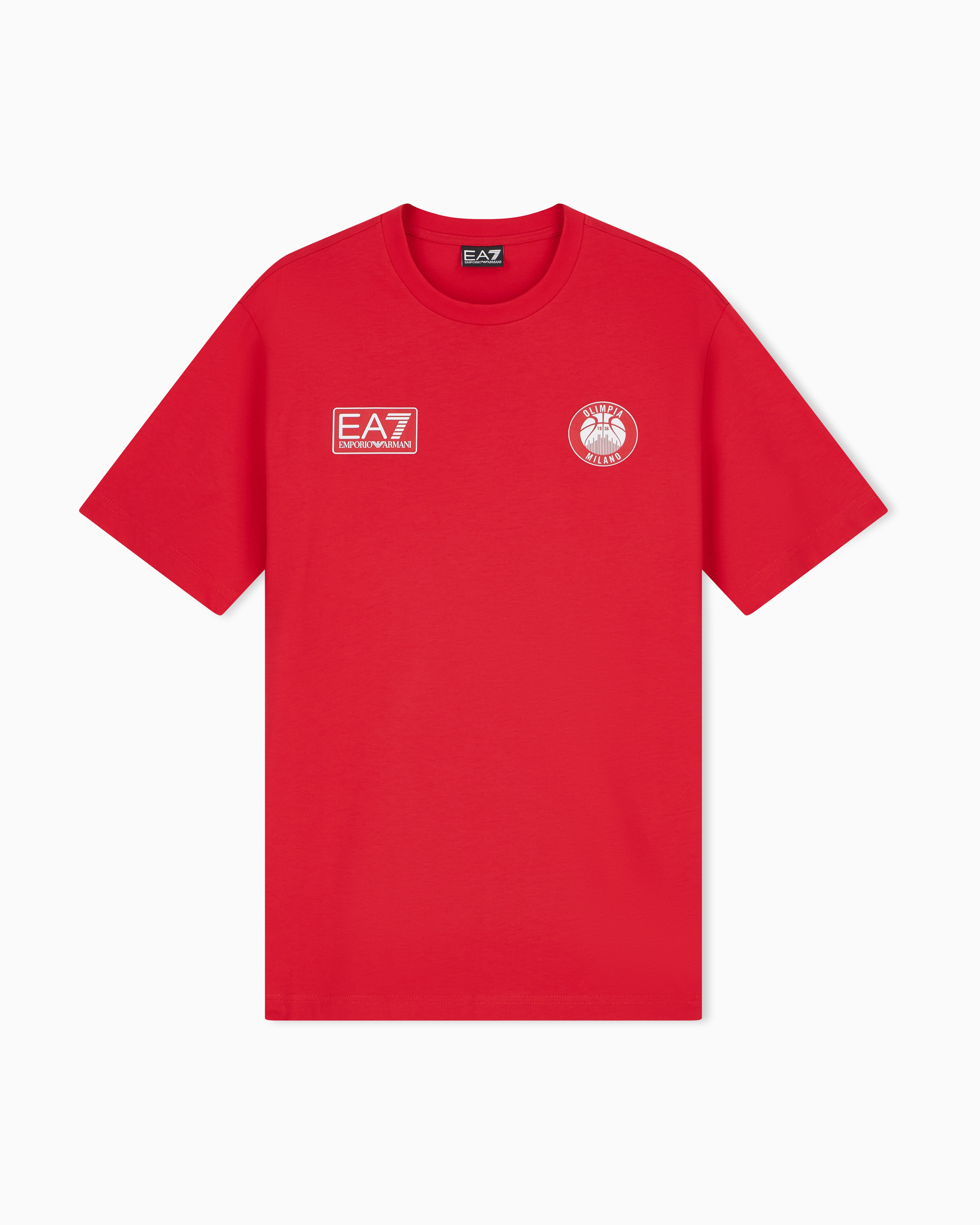 Armani Olimpia Milano pure cotton T-shirt | EA7 ID