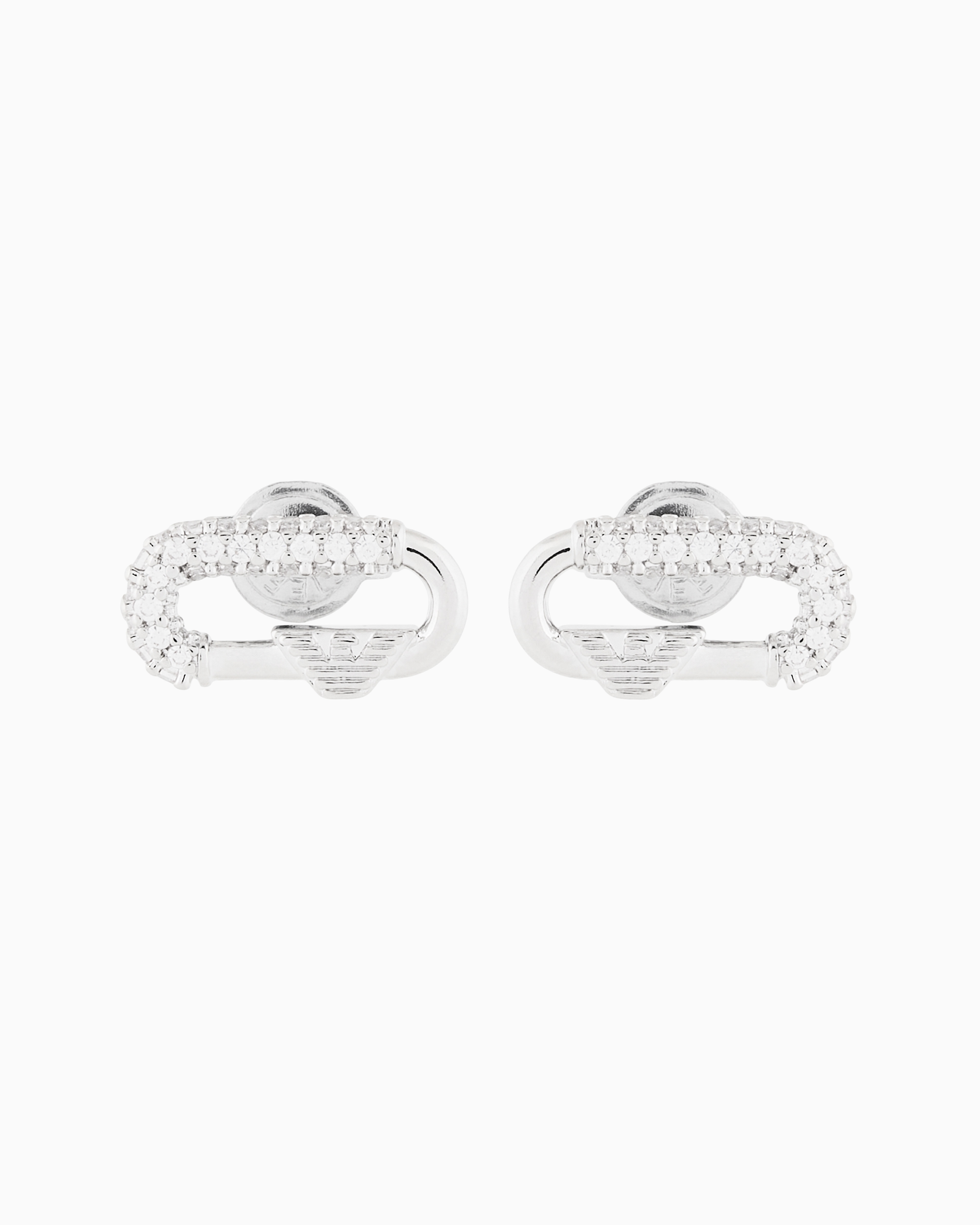 ピアス シルバートーンブラス | Emporio Armani JP