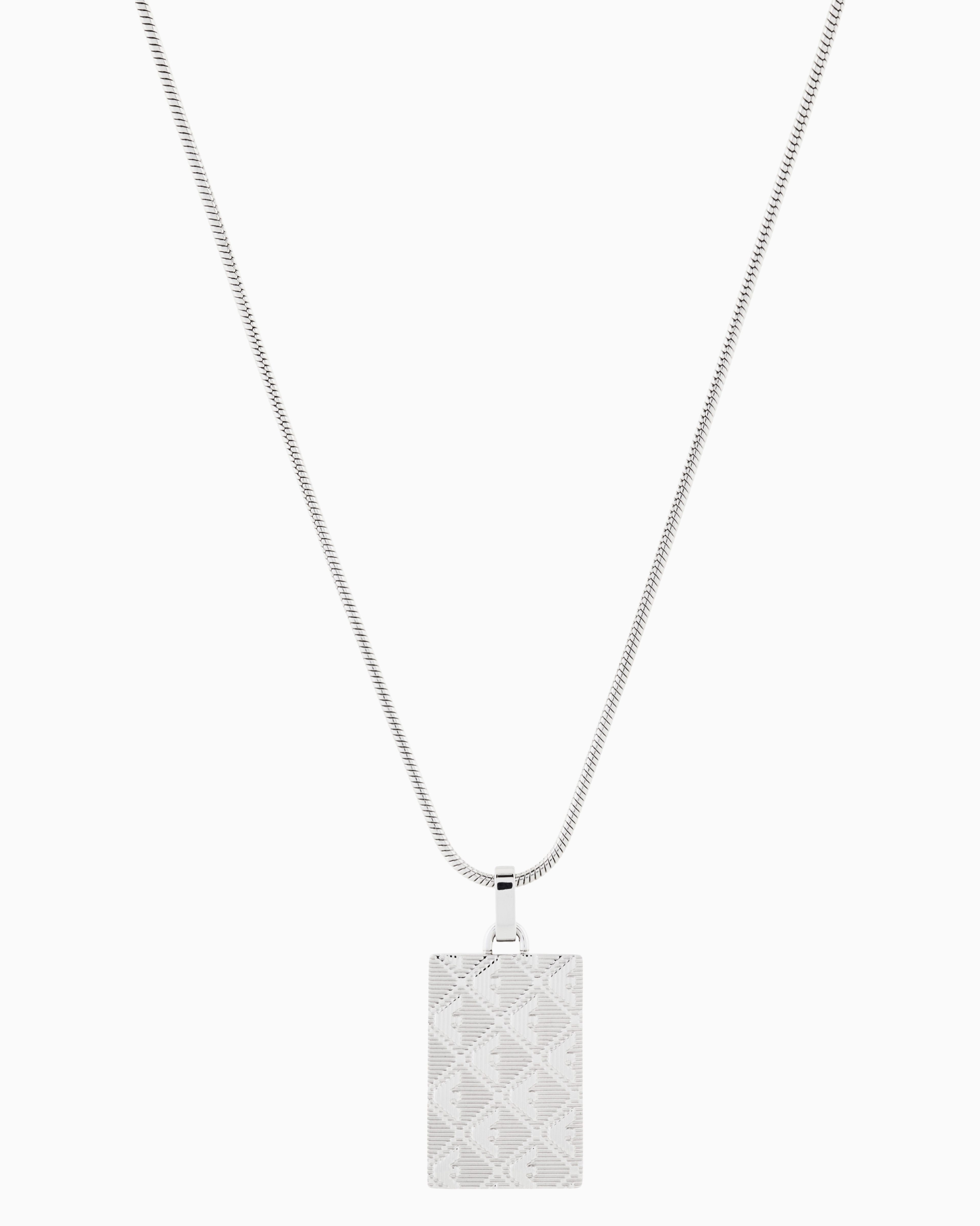 ドッグタグ ペンダントネックレス ステンレススチール | Emporio Armani JP