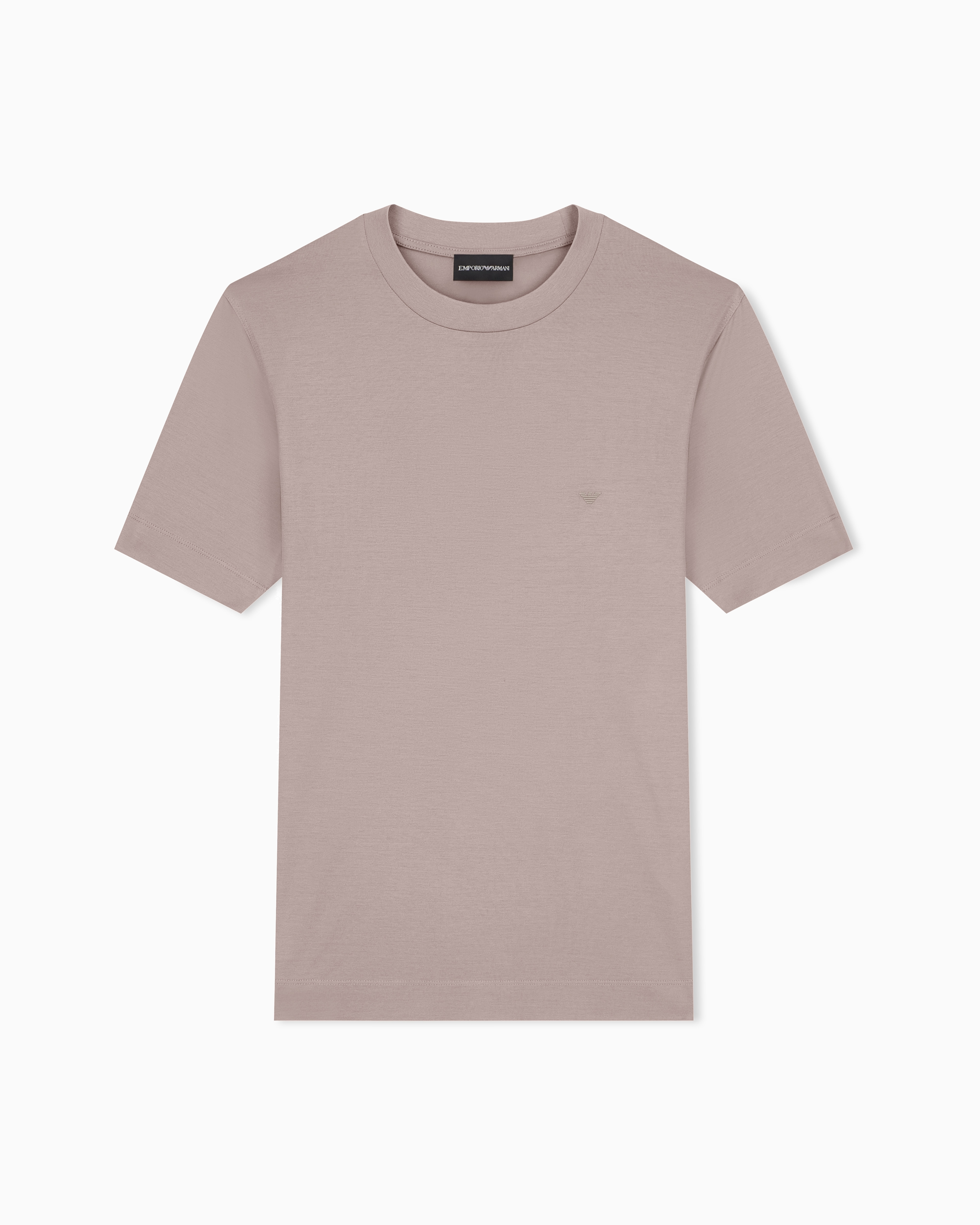 Travel Essential lyocell blend jersey T-shirt | Emporio Armani US