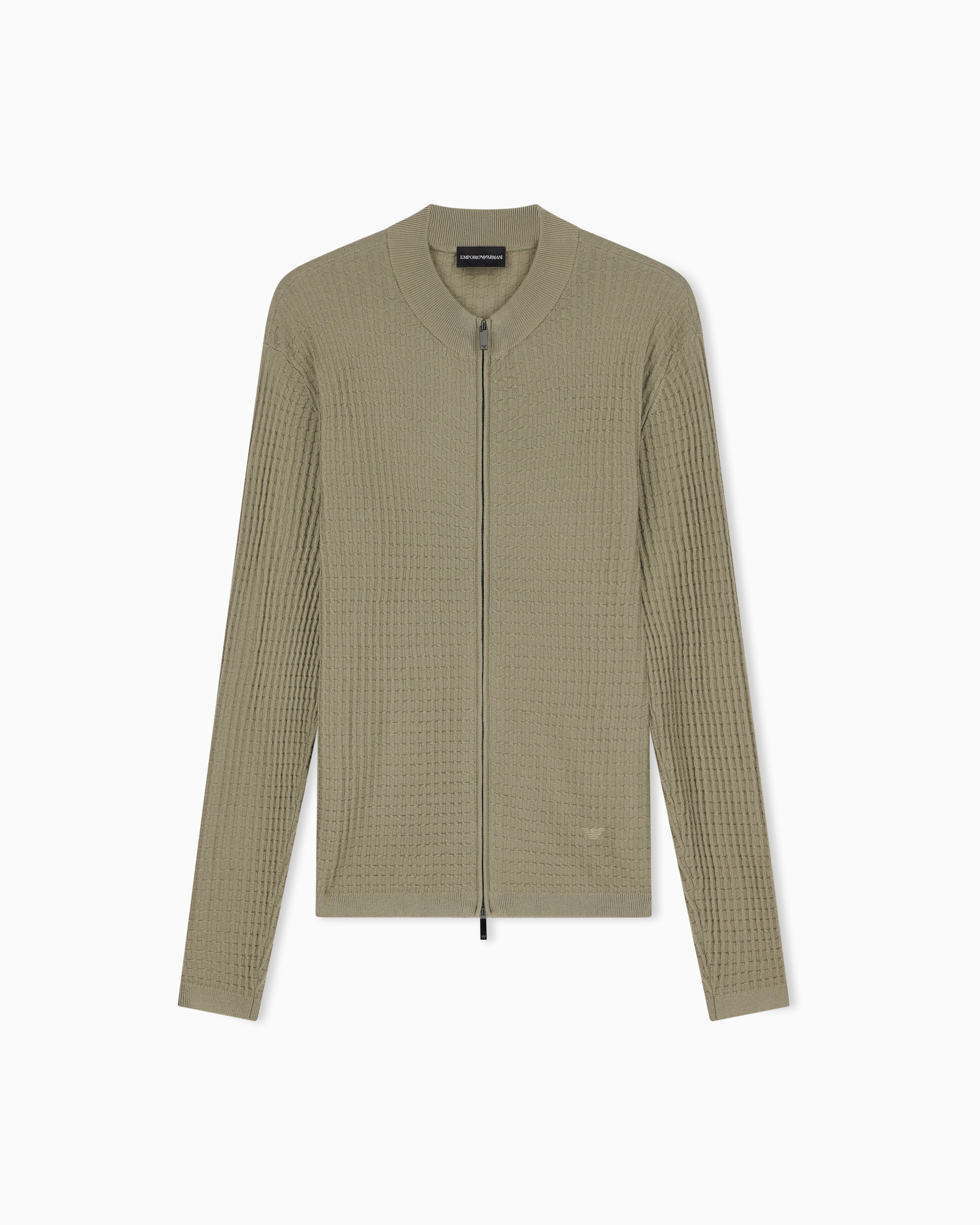 レギュラーフィット カーディガン バージンウール | Emporio Armani JP